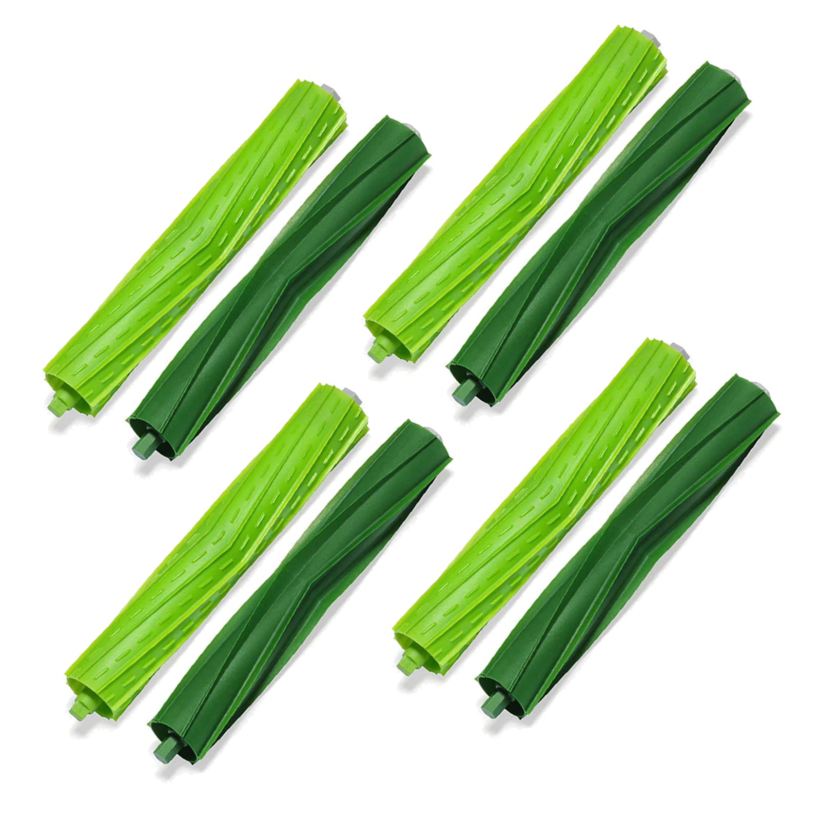 4 Sets Replacement Rubber Roller Brushes Compatible with iRobot Roomba E/I/J Series - High-Quality Accessory Kit