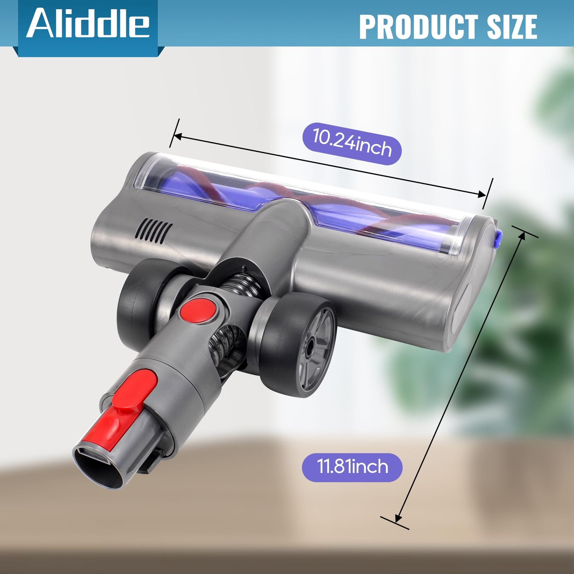 Pet Hair Vacuum Attachments Set for Dyson V7 V8 V10 V11 V15 - Includes Hardwood Floor Brush and Blanket Attachment - Review Image 2