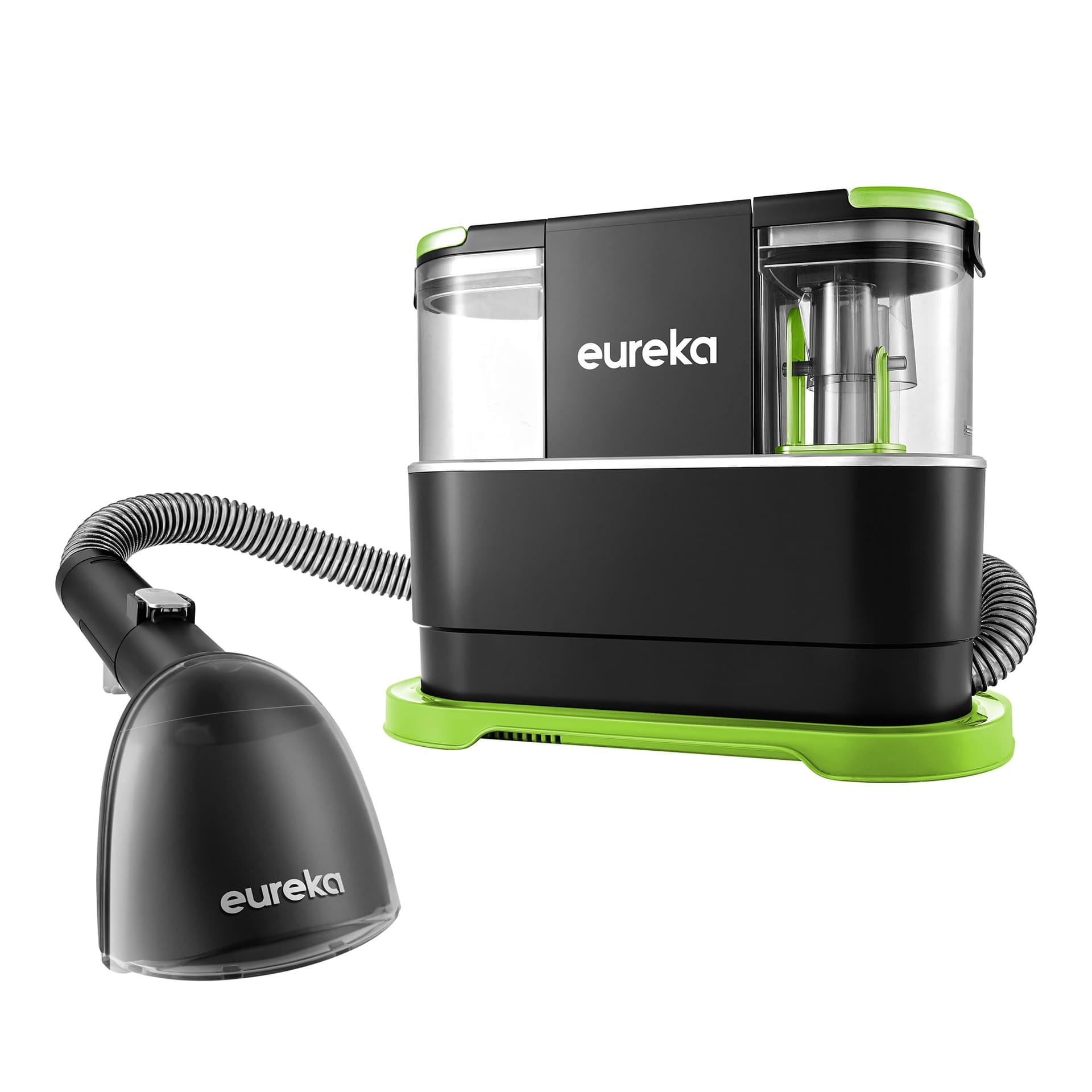 Eureka Portable Carpet And Upholstery Cleaner, Spot Cleaner For Pets, Stain Remover For Carpet, Area Rugs, Upholstery, Coaches And Car, 50.7Oz Large Water Tank, Ney101Gr With Cleaning Formula, Green