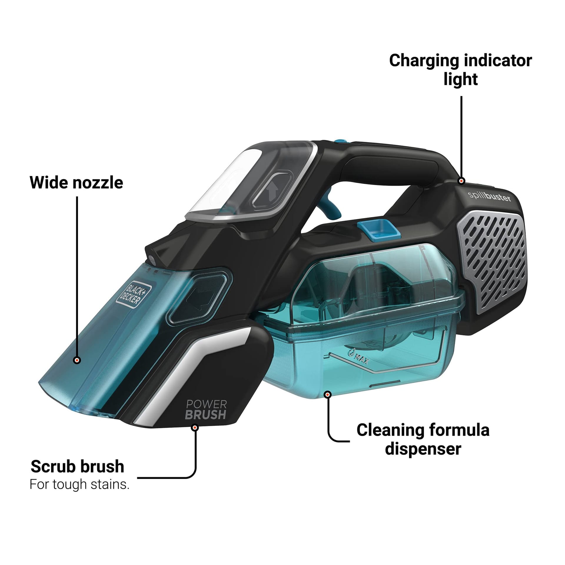 Black+Decker Spillbuster BHSB320JP Cordless Wet and Dry Spot Cleaner - Review Image 2