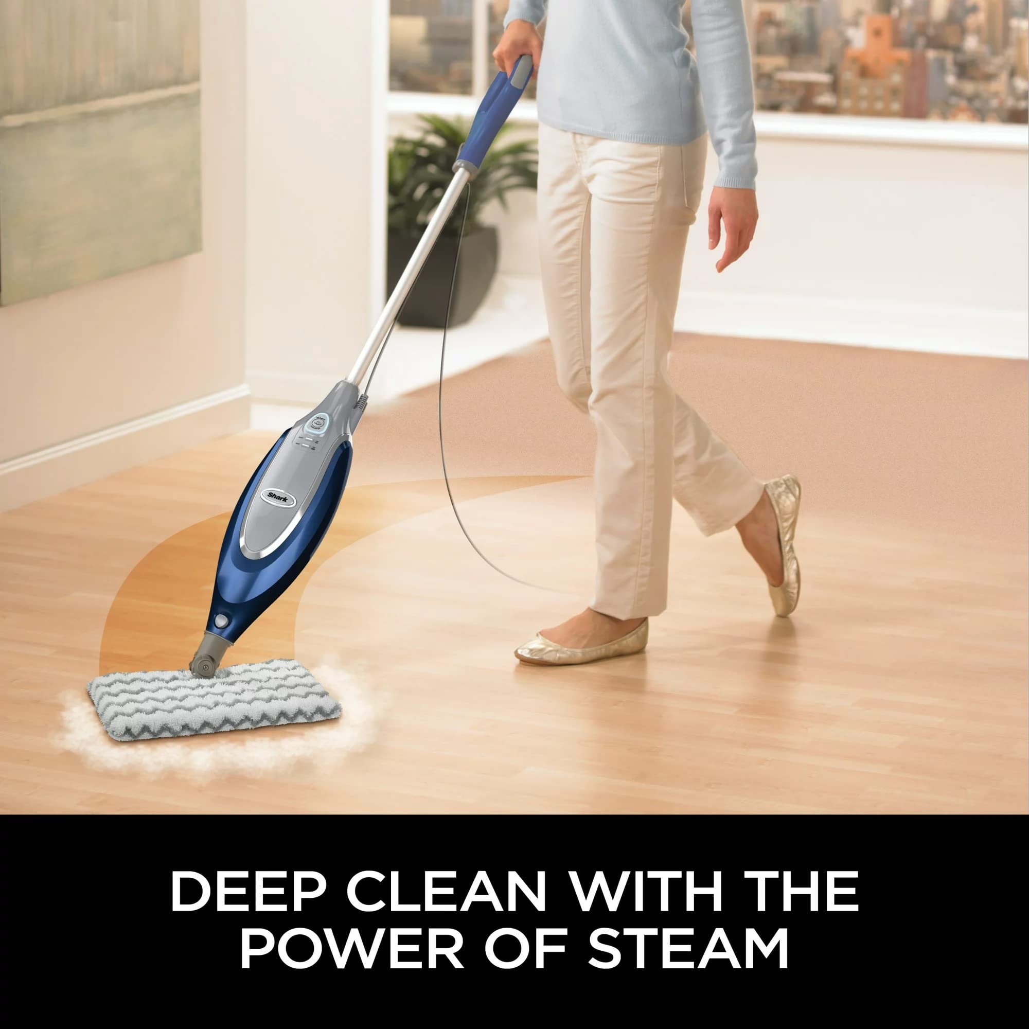 Renewed Shark Professional Steam Pocket Mop for Hard Floors, Deep Cleaning & Sanitization - Review Image 3