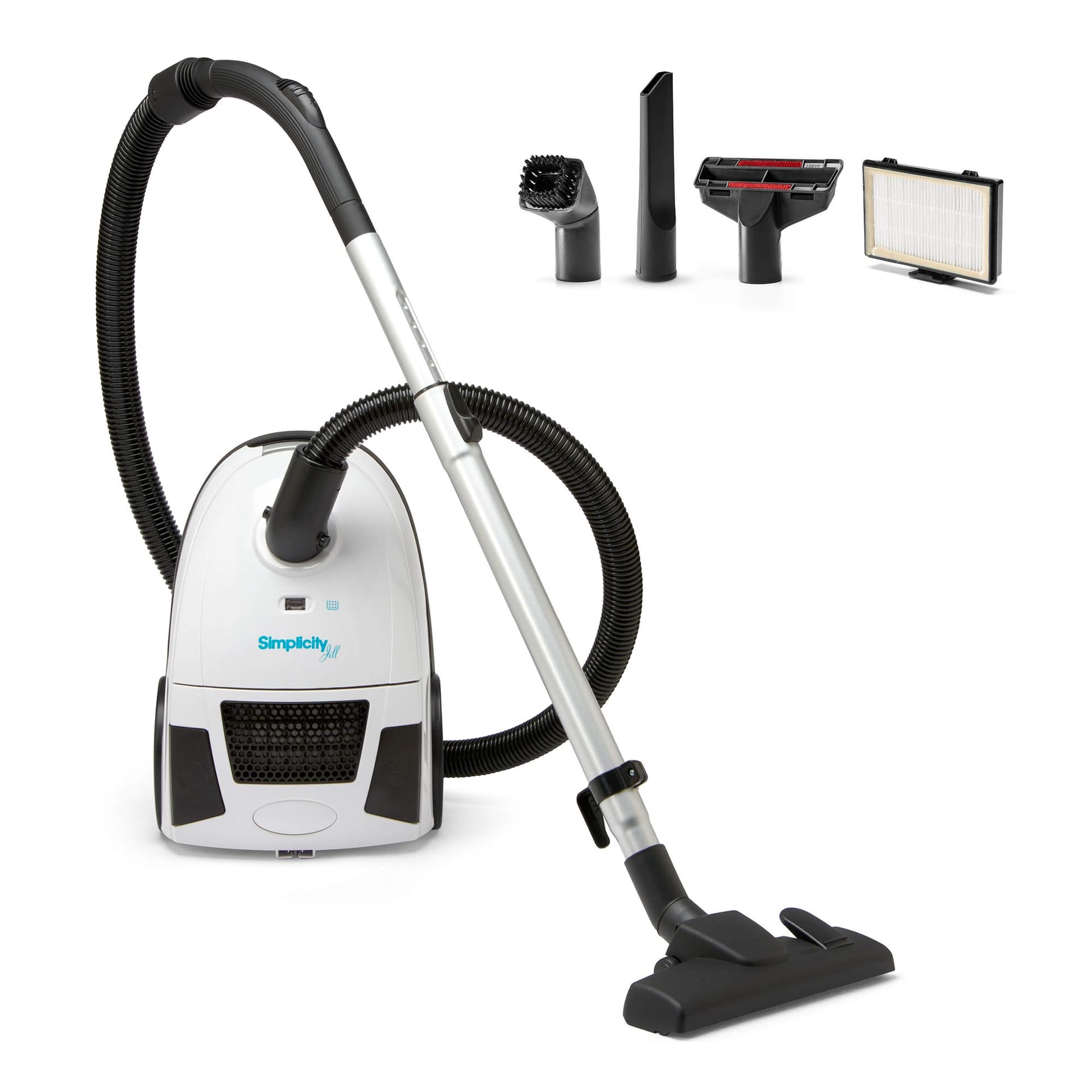 Compact Jill Canister Vacuum Cleaner with Dual-Certified HEPA Filter
