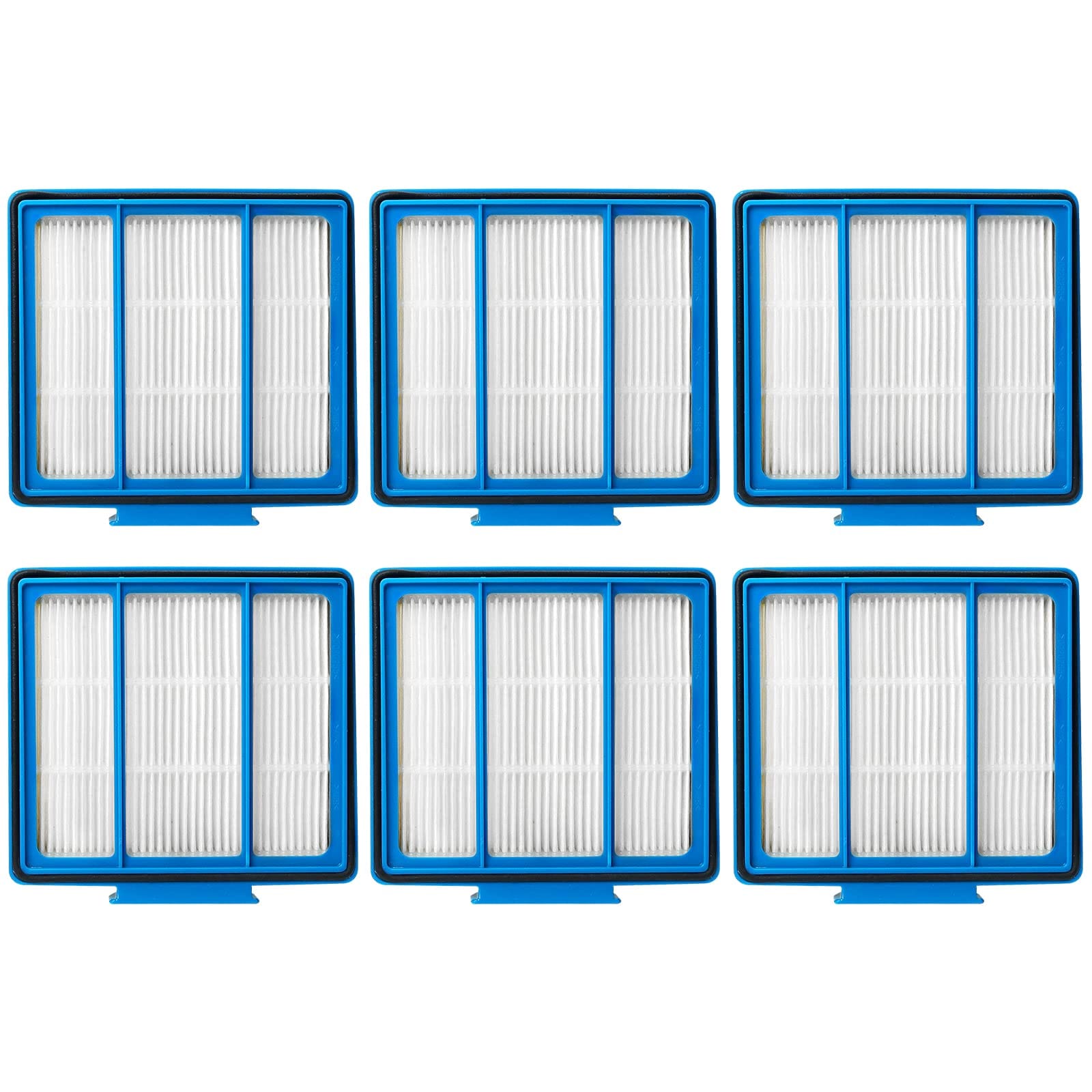 6-Pack HEPA Filter Replacement for Shark Ion, IQ, EZ, AI Series Vacuum Cleaners by Techecook