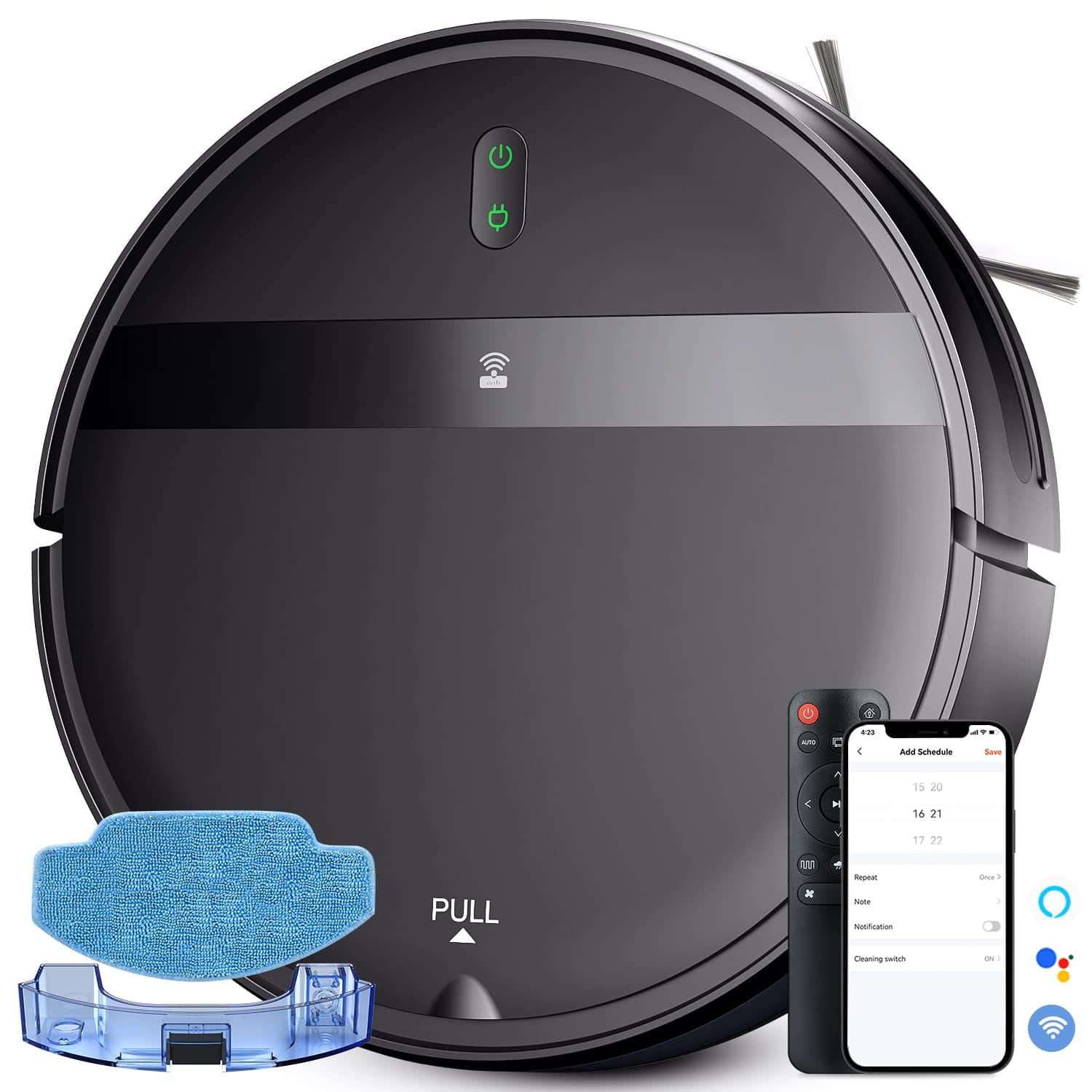 G20 Robot Vacuum and Mop Combo with App/Alexa Control, Cordless, Powerful Suction
