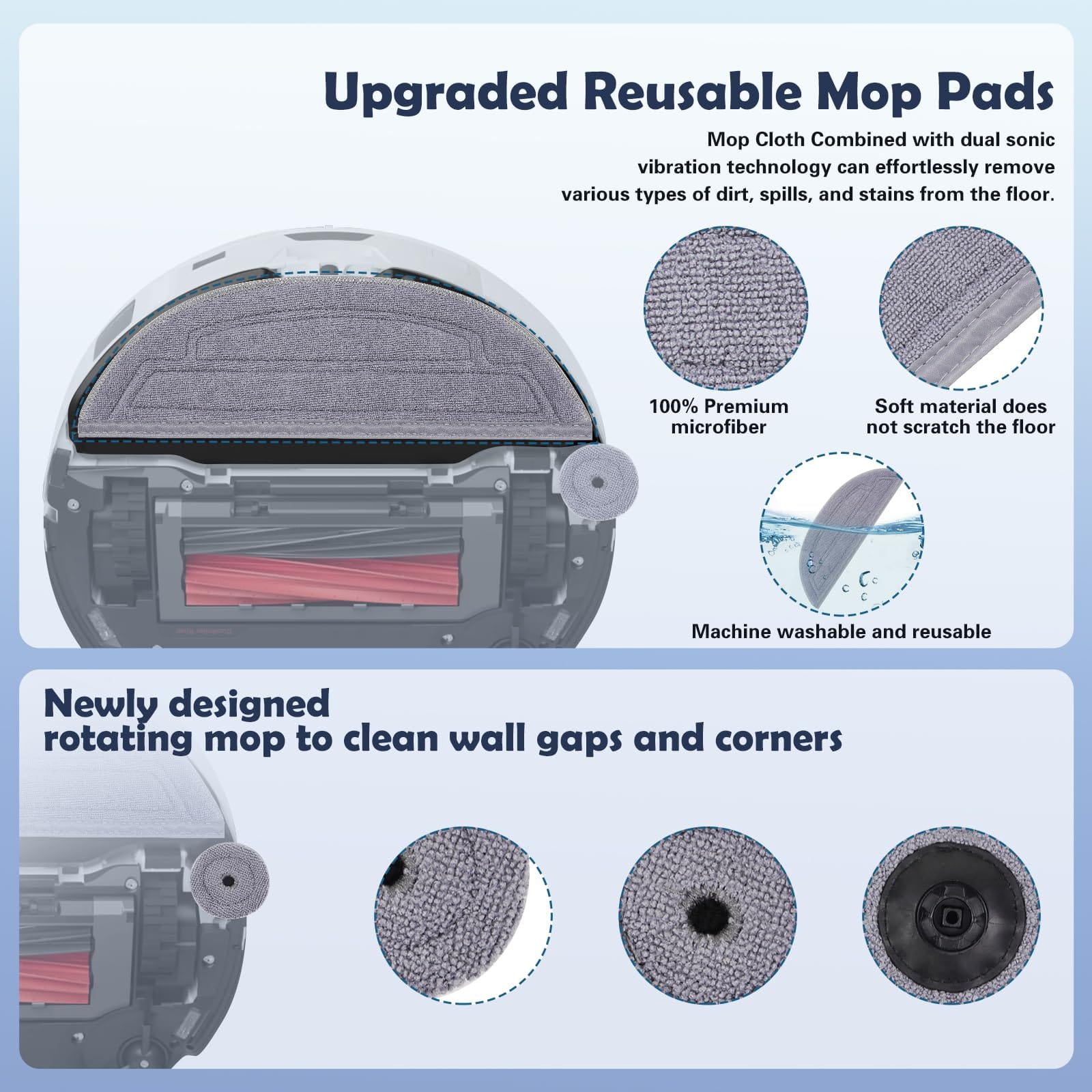 Replacement Accessories Kit for Roborock S8 Max Ultra / S8 MaxV Ultra - Main Brush, Rolling Brush, HEPA Filter, Side Brush, Mop Cloth, Dust Bag Set of 24 - Review Image 4
