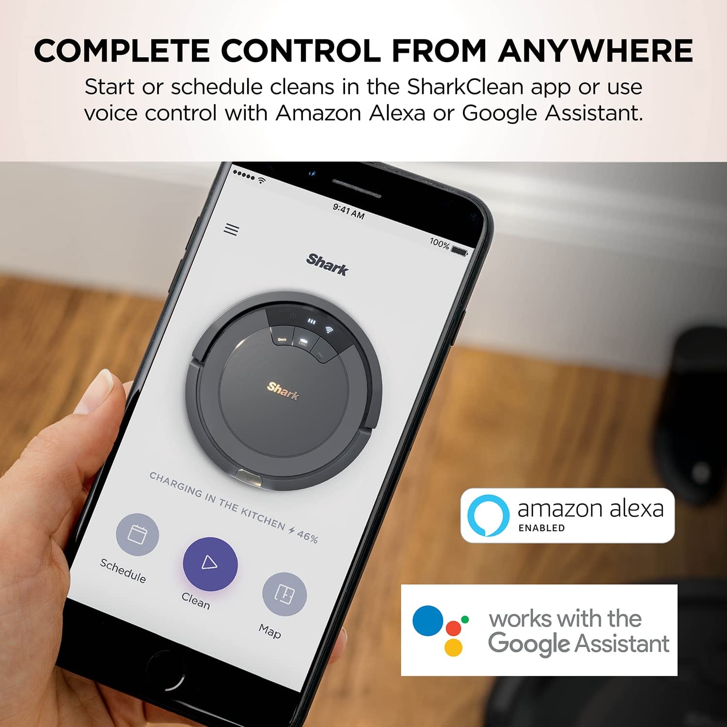 Certified Refurbished Shark AV753 Ion Robotic Vacuum Cleaner with Wi-Fi Connectivity, 120Min Runtime, Alexa Compatibility, Multi-Surface Cleaning, HEPA Filter, Gray - Review Image 3