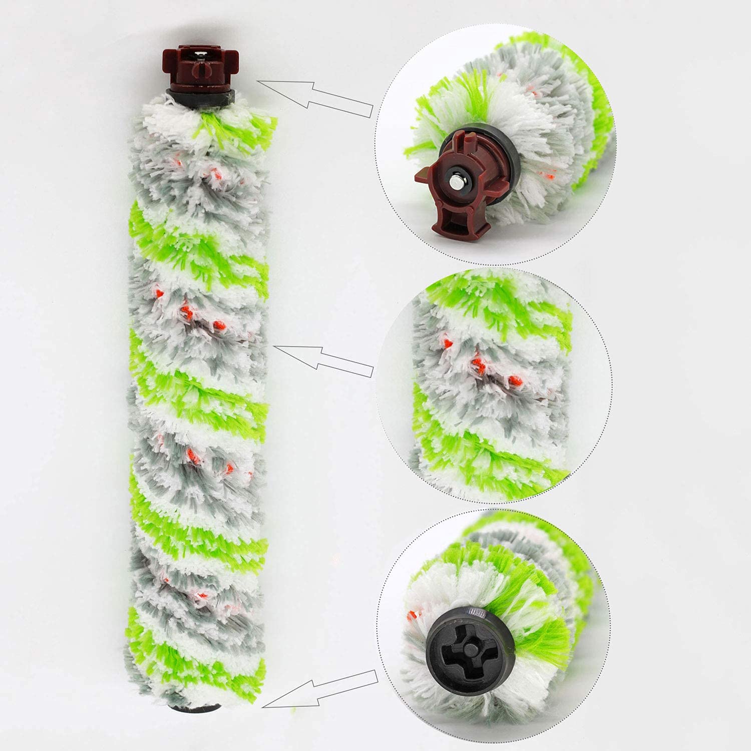 Lemige 3 Pack Multi-Surface Pet Pro Brush Rolls & Replacement Vacuum Filters for Bissell Crosswave Pet Pro - Review Image 4