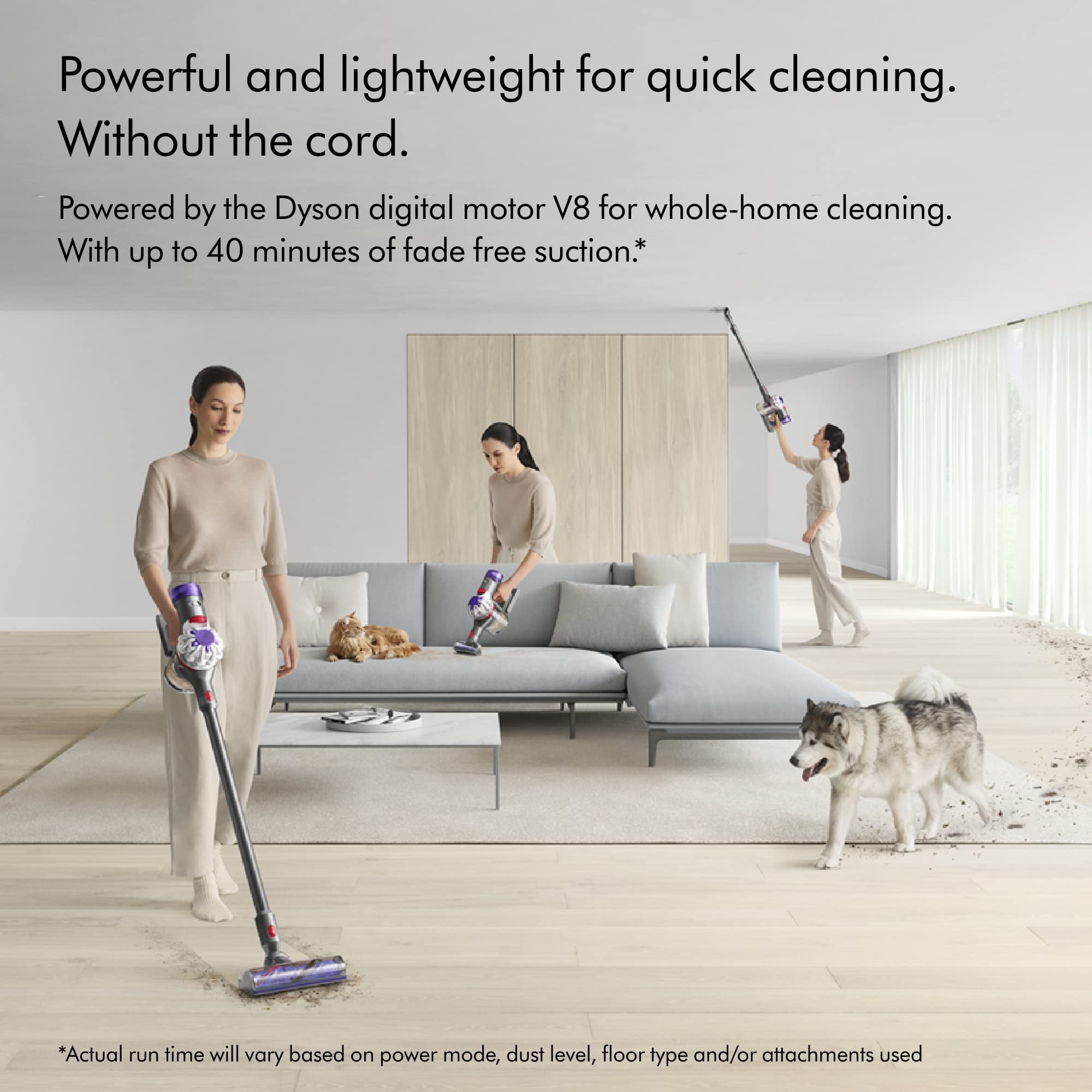 Dyson V8 Cordless Vacuum Cleaner with HEPA Filtration for Pet Hair Removal - Review Image 2