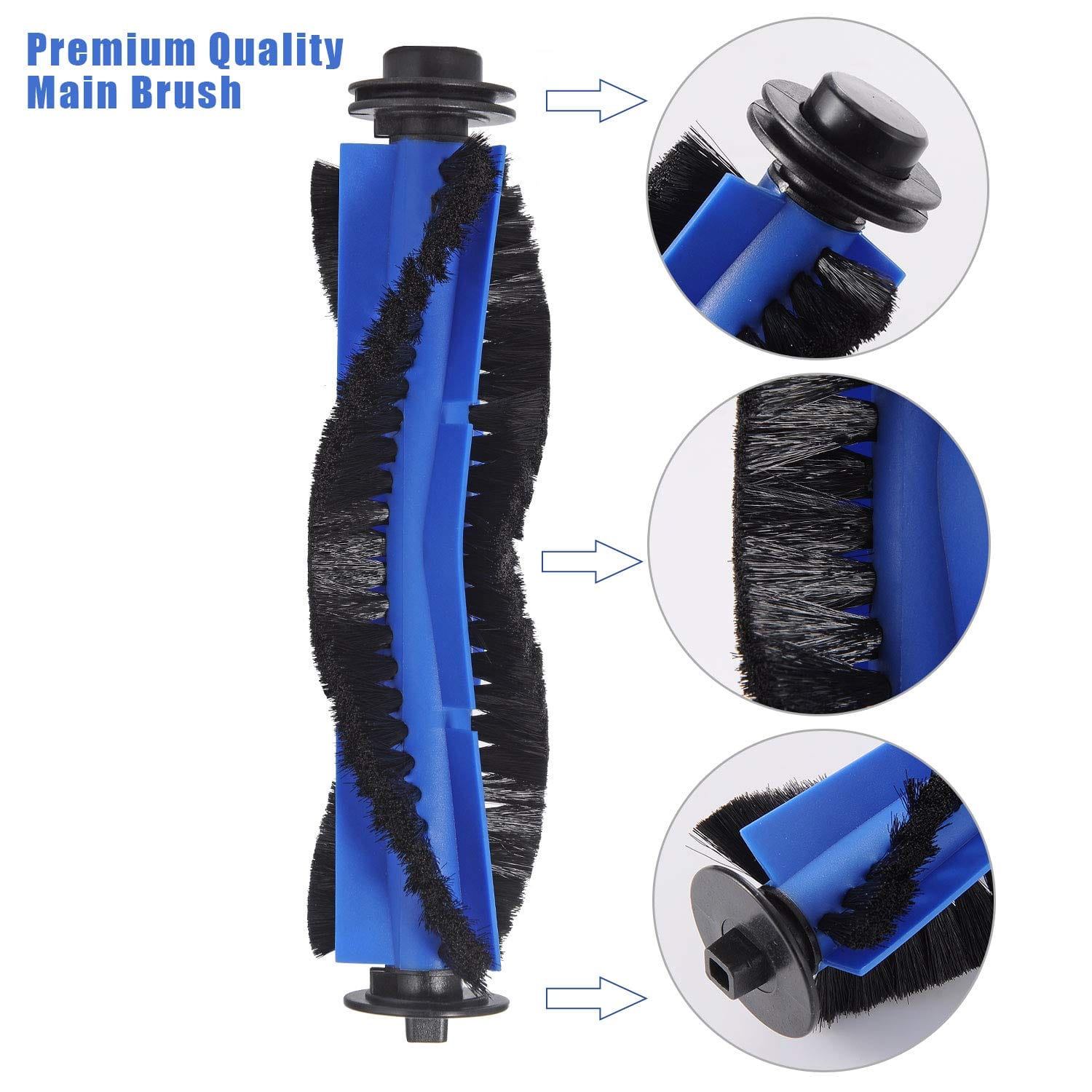 Replacement Parts for Eufy RoboVac 11S Max, 15C Max, 30C Max - Filters, Side Brushes, Main Brush - Review Image 3