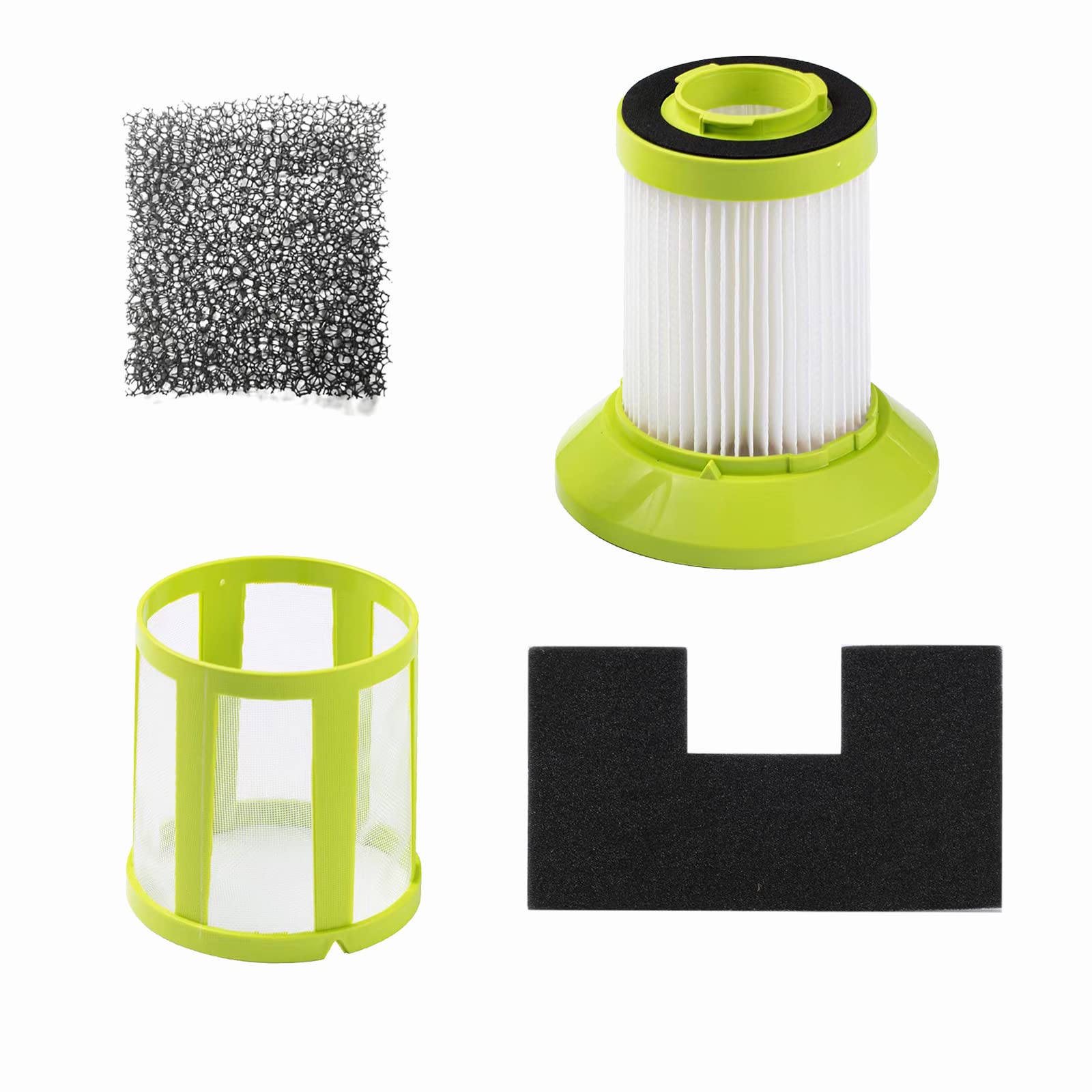HEPA Replacement Filter Kit for Bissell Zing and AeroSwift Bagless Vacuum (Fits 2156A, 21562, 2156E)