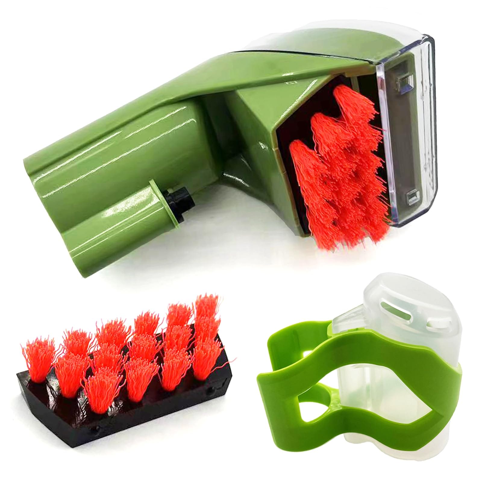 Bissell Little-Green Tough Stain Brush Tool Kit - 1 Brush & Replacement Brushes, Hose Cleaning Tools - Compatible with 1400B 1425 1400W & More