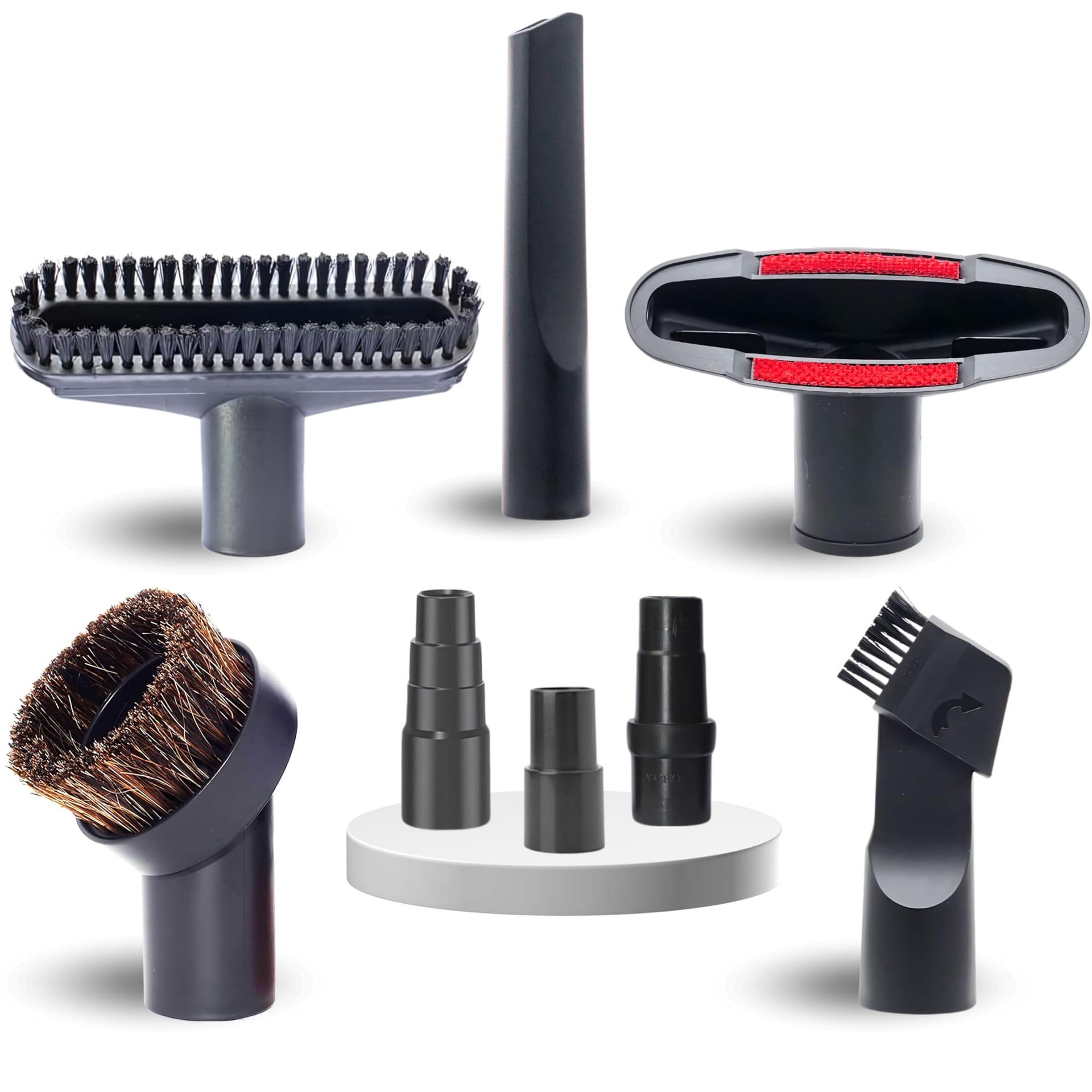 Shark Navigator NV350 NV360 & Rotator NV500 Series Vacuum Attachments Kit 1 1/4'' + Adapter - Compatible with Sharks Vacuum Cleaners