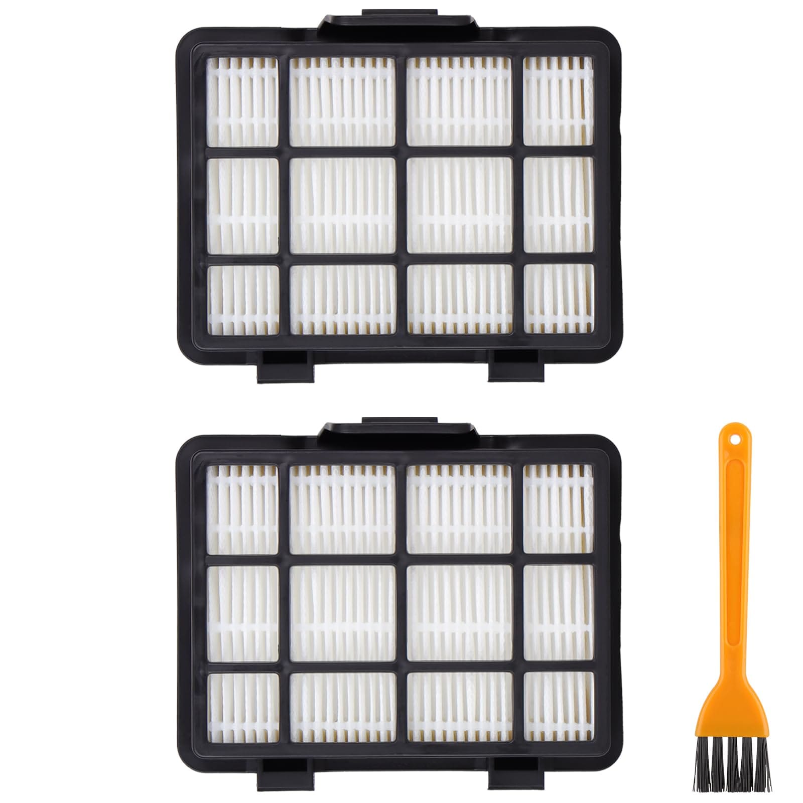 2-Pack Replacement HEPA Filters Compatible with Eureka NEN180/ NEN186BL Bagless Canister Vacuum Cleaner