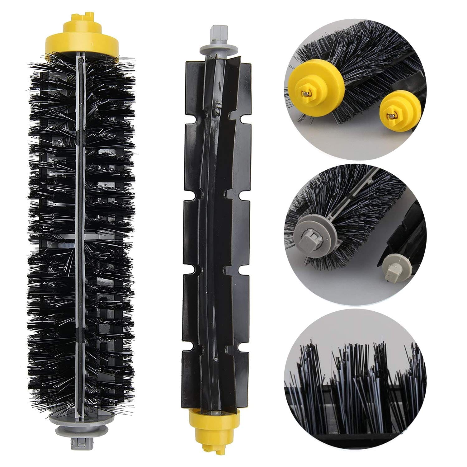 Mochenli Replacement Parts For Irobot Roomba 600 Series 675 692 694 690 680 660 651 650 614 610 500 Series 595 585 564 552 Vacuum Robotic,8 Side Brush, 2 Main Roller Brush, 6 Filter, 1 Caster Wheel - Review Image 4