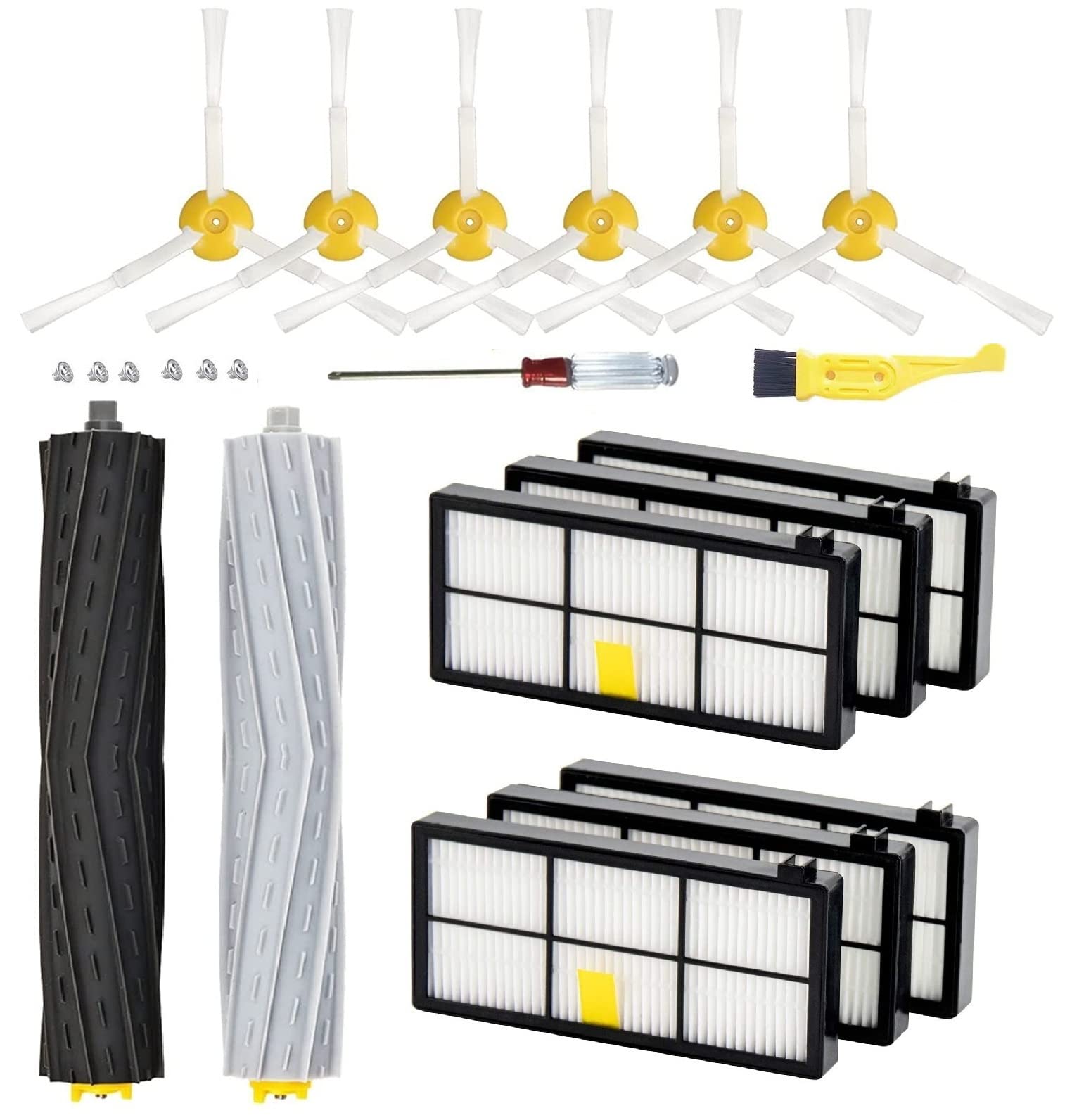 Replacement Parts Kit for iRobot Roomba 800 900 Series Vacuum - 14 Pack