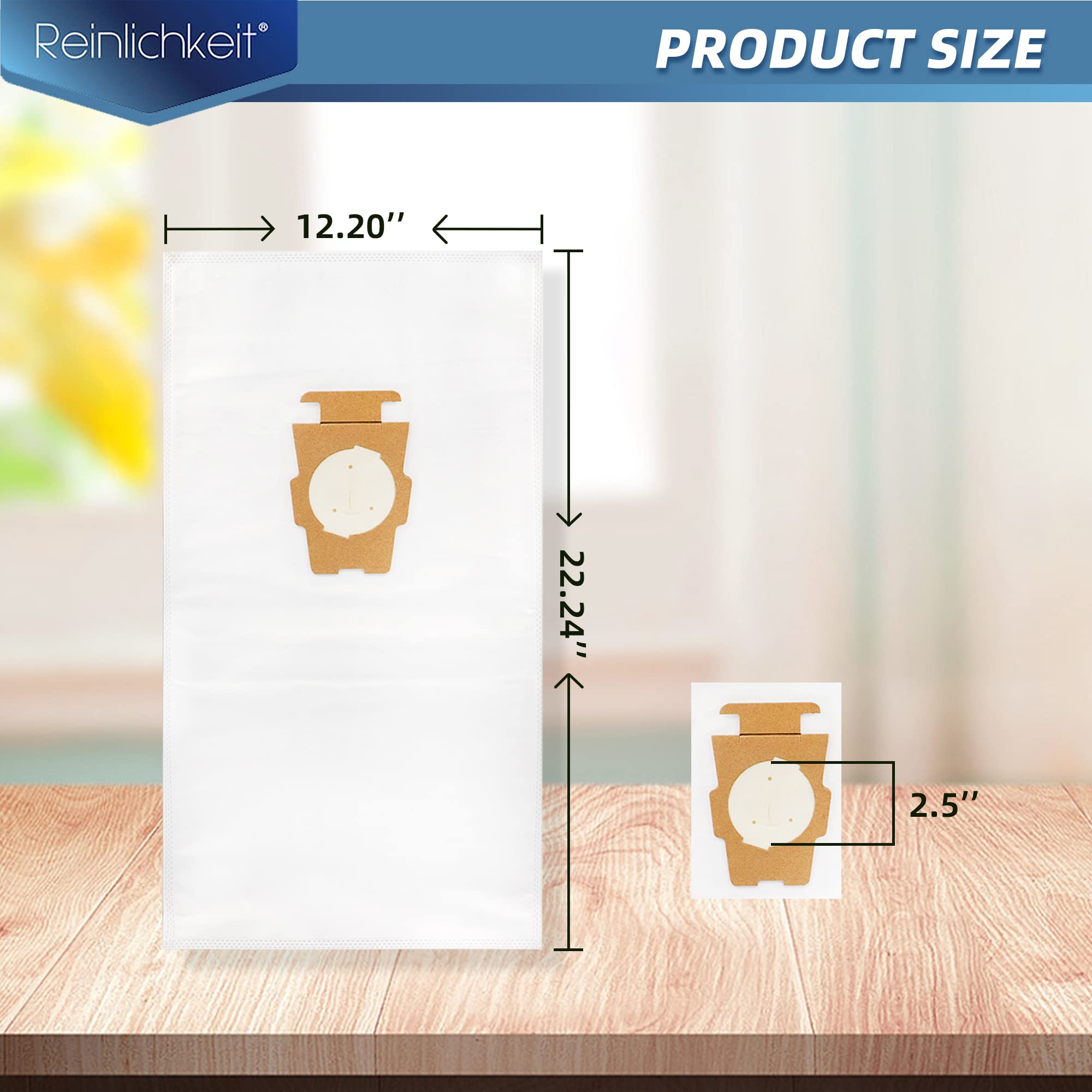 Universal Cloth Vacuum Bags for Kirby All Generation & Sentria Models, Pack of 6 Bags - Compatible with Part 205811 204814 204811 - Review Image 3