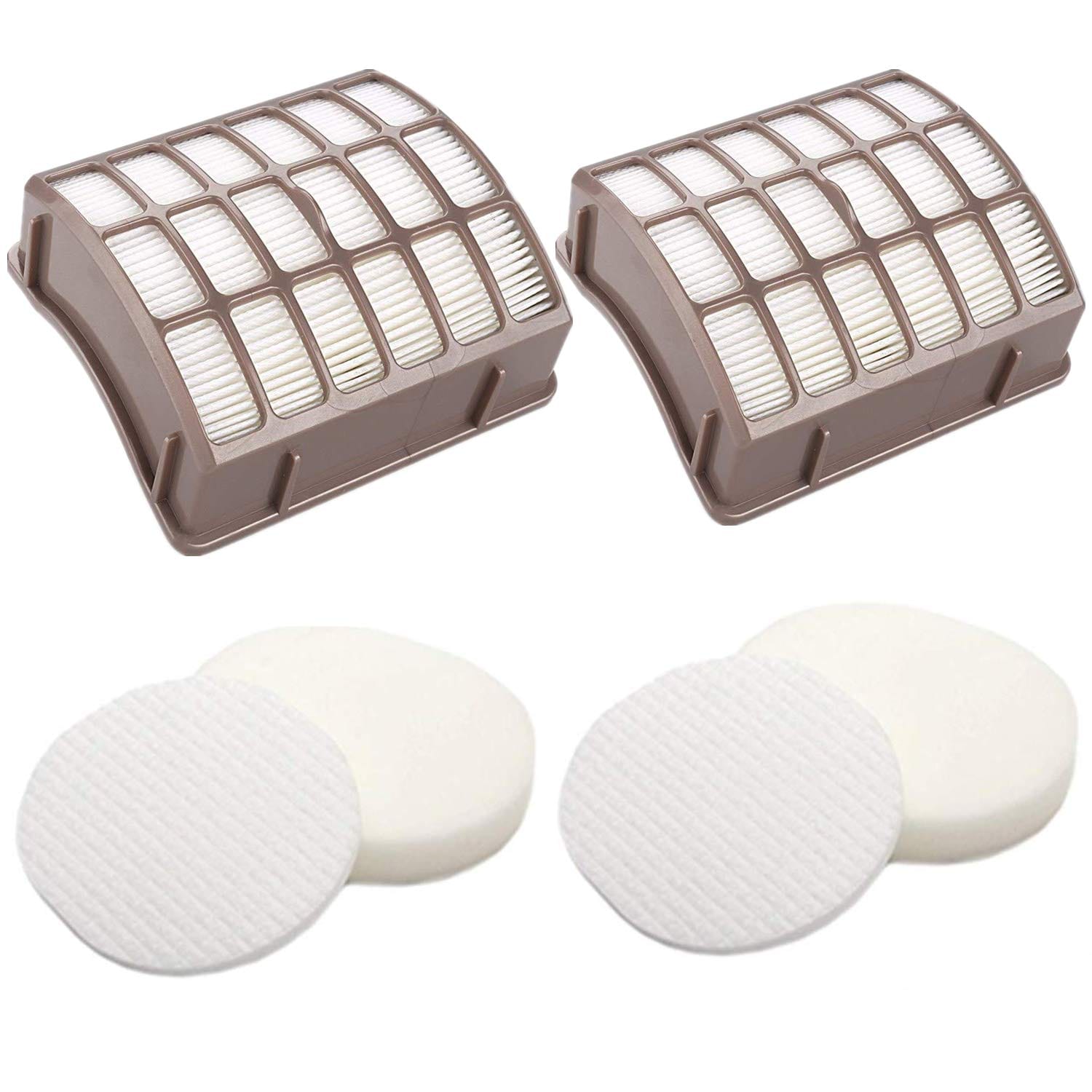 2 Pack HEPA & Foam Replacement Filters for Shark Navigator Professional Vacuum Models