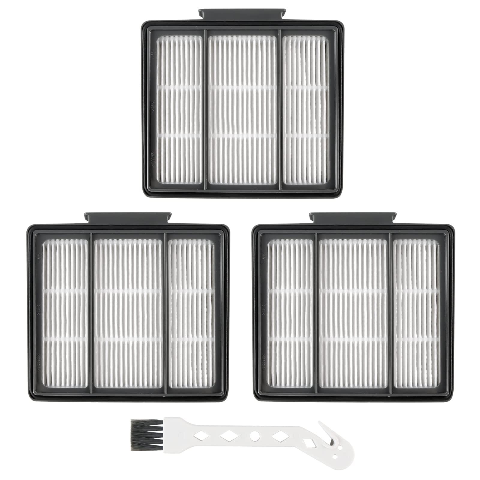 Techecook RVFFK950 Replacement Filter for Shark Ion Robot (3-Pack) - Compatible with Shark R85, Rv850, Rv700_N, Rv720_N, Rv851Wv and IQ Robot R101Ae, Av970, Av1002Ae, Av1010Ae