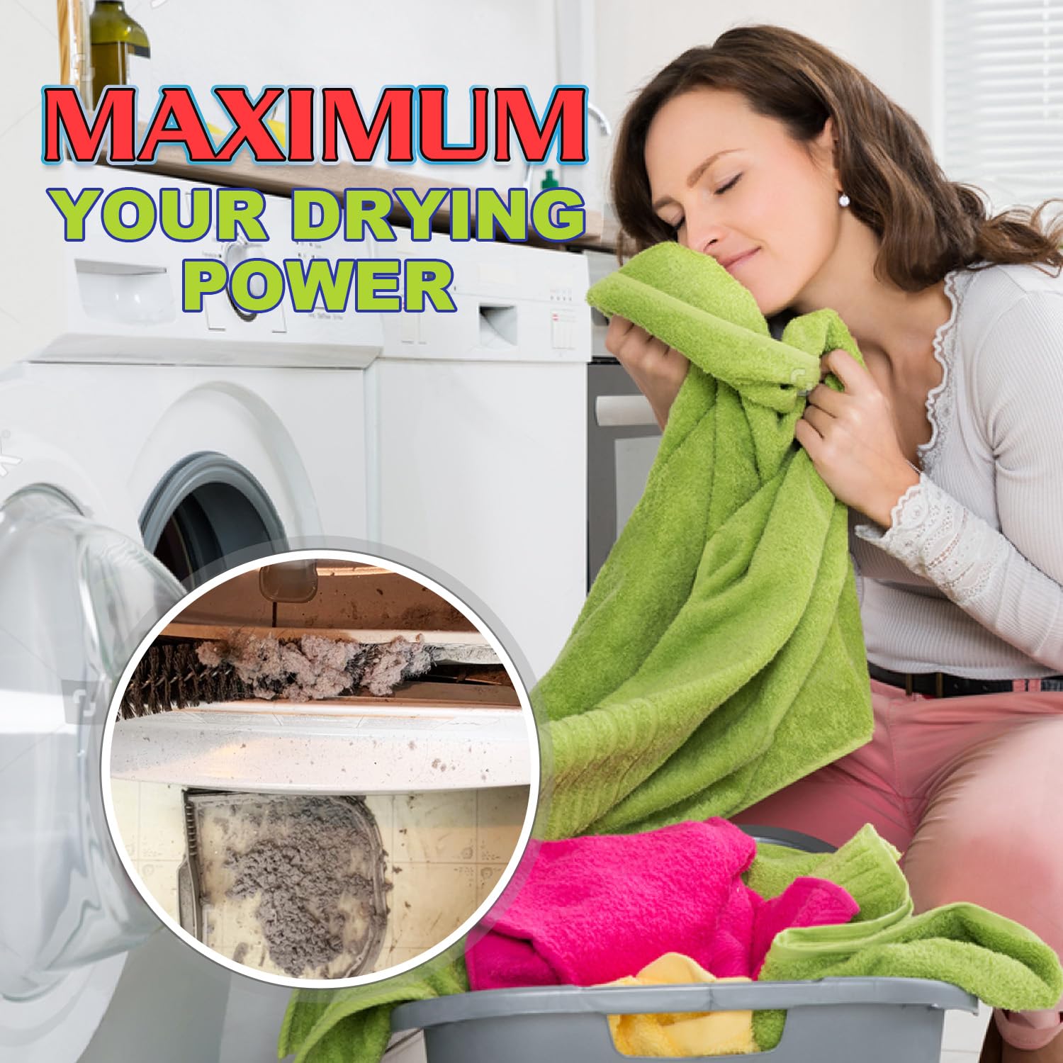 Sealegend Dryer Vent Cleaner Kit with HEPA Filter & Powerful Suction | Lint Remover Vacuum Attachment - Review Image 2