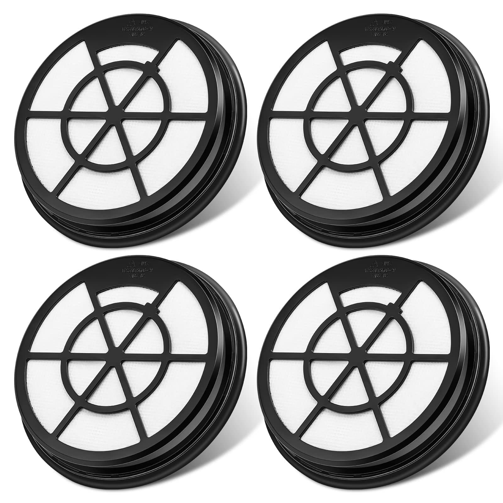 4-Pack Replacement Vacuum Filters Compatible with Eureka Whirlwind Nen110A, Nen110B, Nen110D