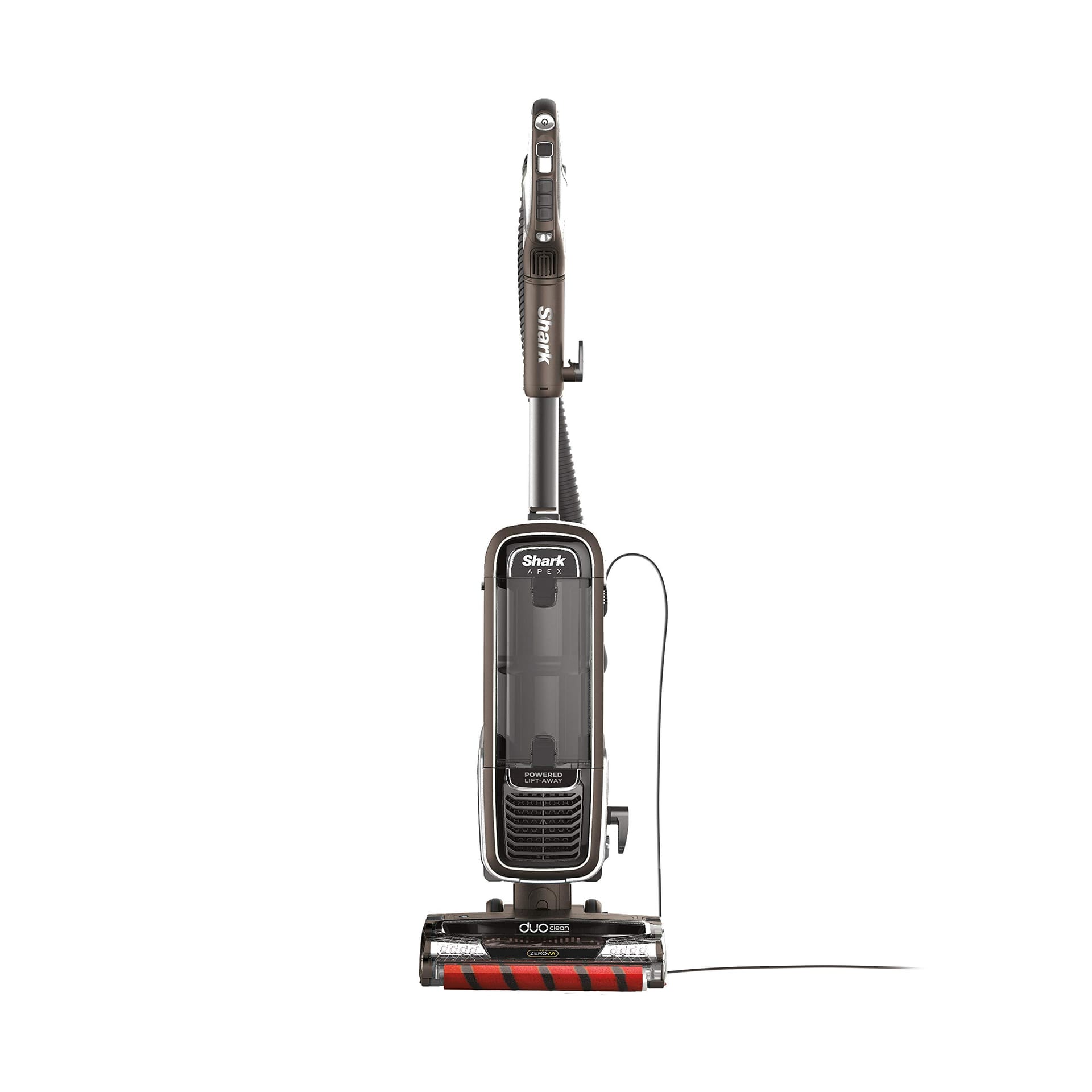 Shark AZ1002 Apex Powered Lift-Away Upright Vacuum with DuoClean, Self-Cleaning Brushroll, Crevice Tool, Upholstery Tool & Pet Power Brush - Espresso
