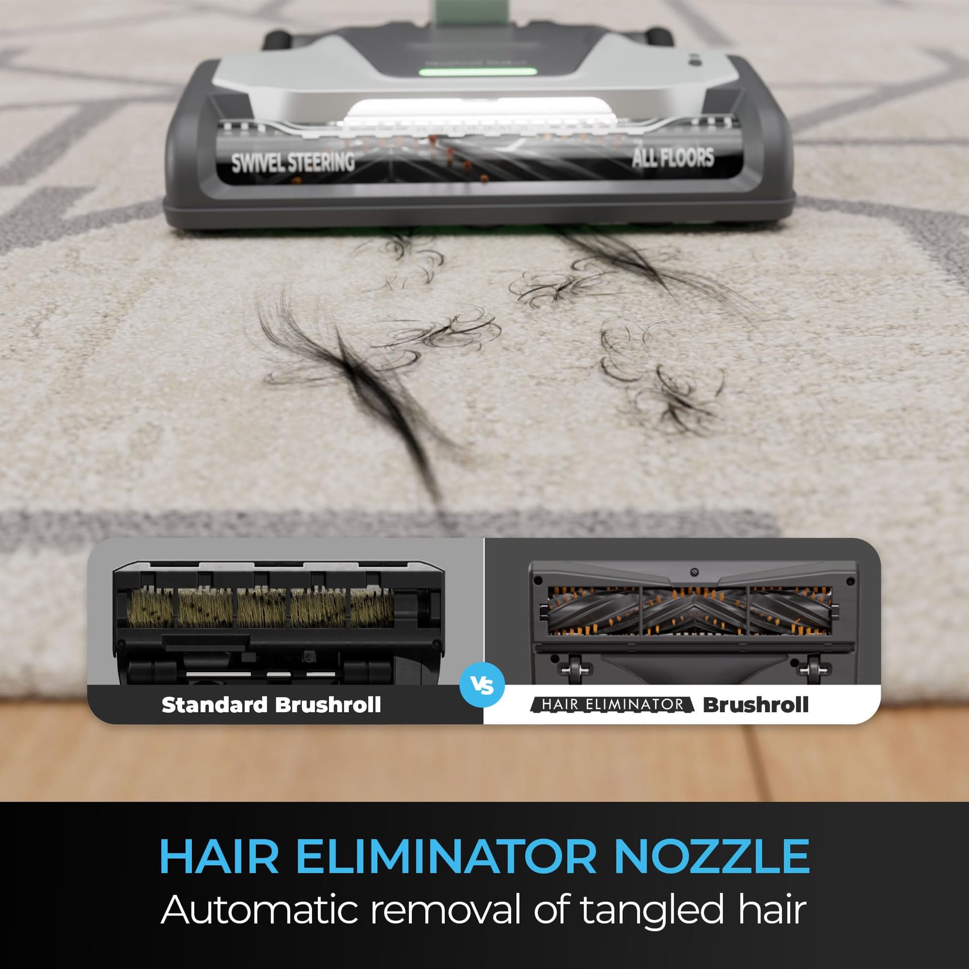 Budget-Friendly Kenmore 500 Series Bagless Canister Vacuum with Hair Eliminator Brushroll, Cyclonic Technology, HEPA Filtration, 24' Auto Cord Rewind, White - Review Image 3