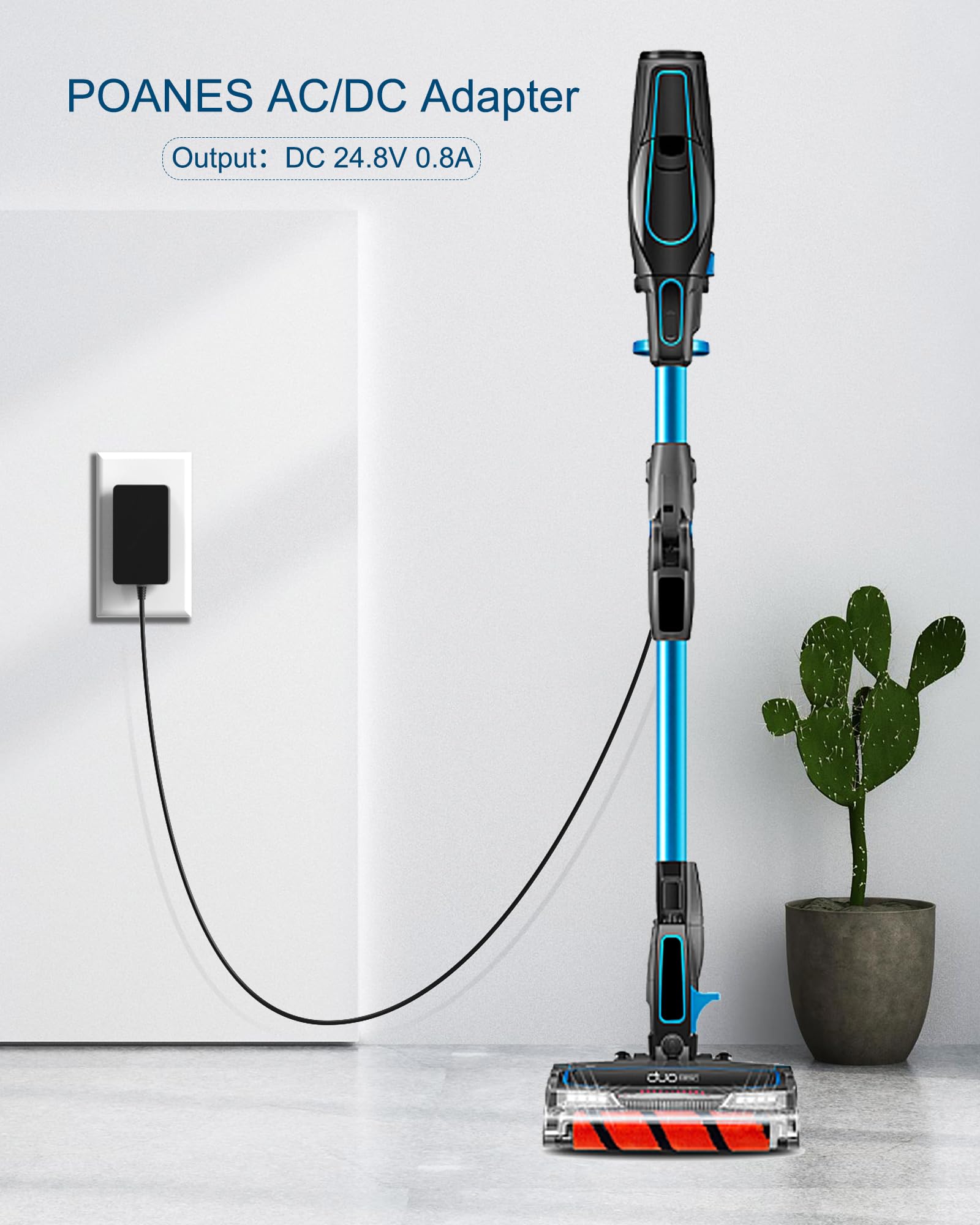 Charger Replacement for Shark Rocket Pet Pro Cordless Stick Vacuum - Compatible with IX140H IX141 IZ140 IZ140C IZ141C IZ142 IZ363H UZ145 WZ140 - Review Image 2