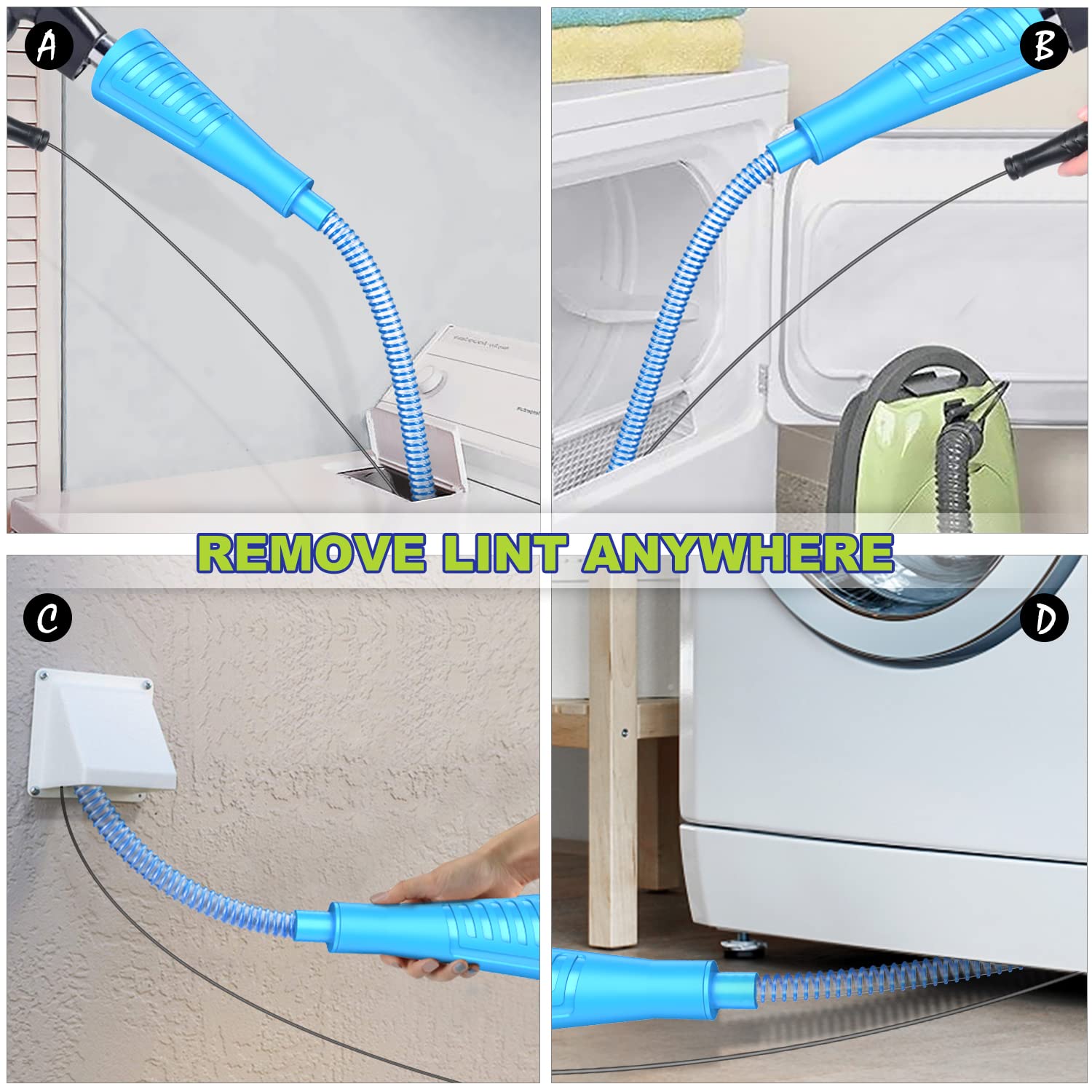 Sealegend Dryer Vent Cleaner Kit with HEPA Filter & Powerful Suction | Lint Remover Vacuum Attachment - Review Image 5