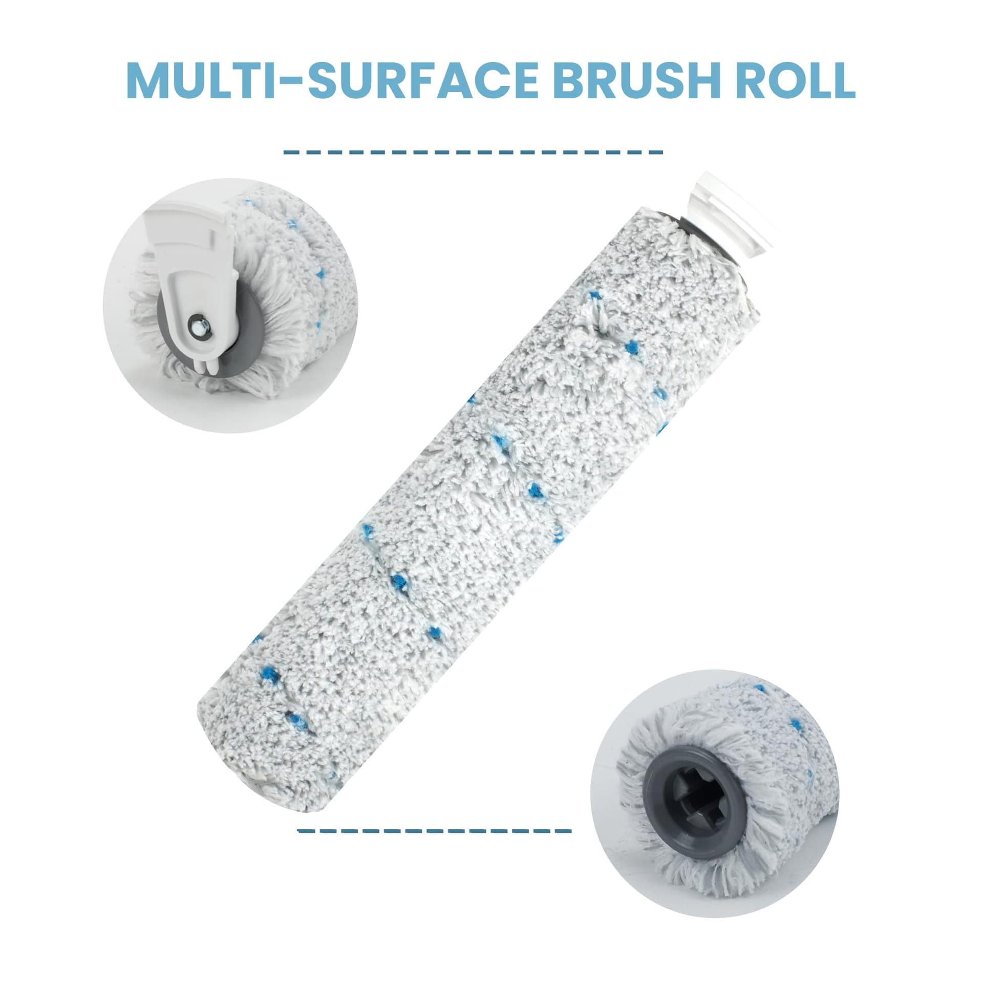 3 Pack Multi-Surface Brush Rolls and Filters Compatible with Bissell CrossWave Max & HydroSteam – Replacement Parts for Various Models - Review Image 4
