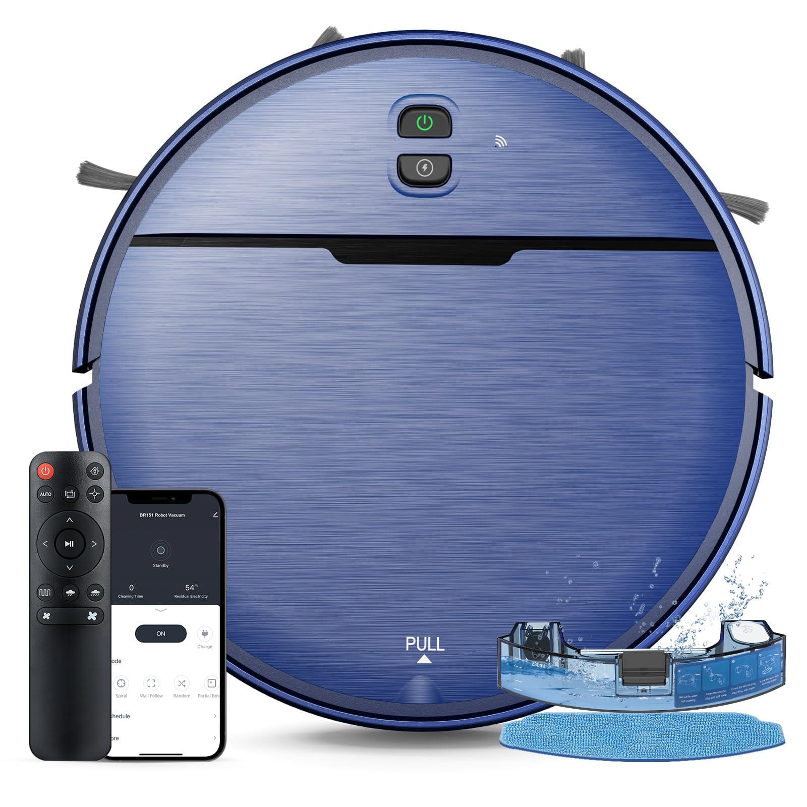 iMartine 2-in-1 Mopping Robot Vacuum Cleaner with App & Alexa Control