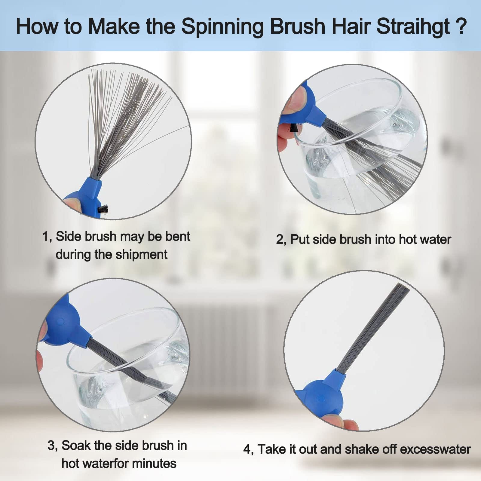10-Pack Replacement Parts for Eufy Robovac 11S, 30C, G30 Robotic Vacuums - Rolling Brush and Side Brushes - Review Image 5