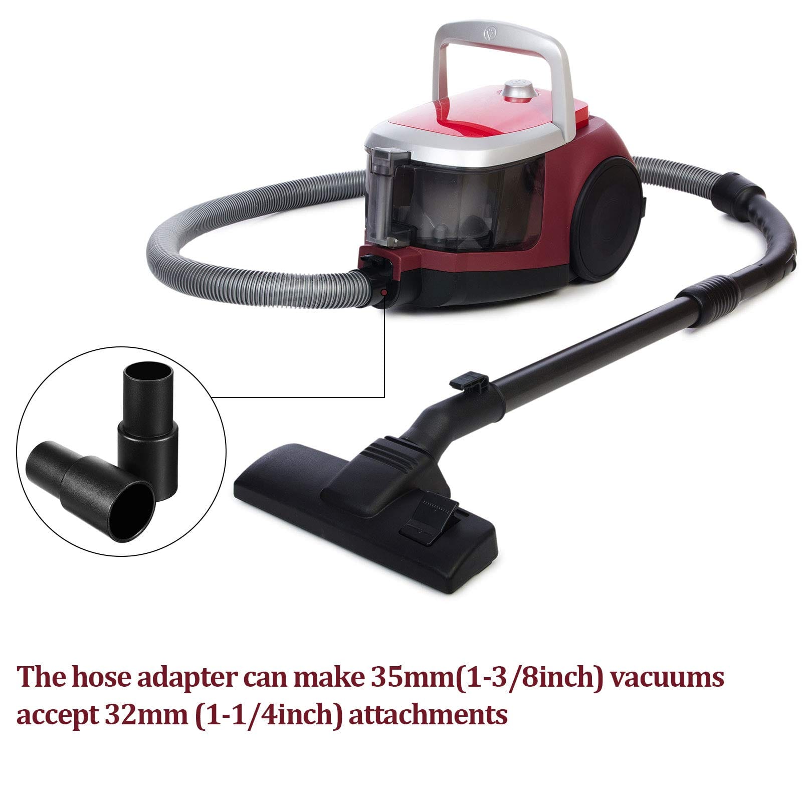 Pet Hair Vacuum Adapter 35mm to 32mm Converter for Universal Vacuum Cleaner (2 Pieces) - Review Image 4
