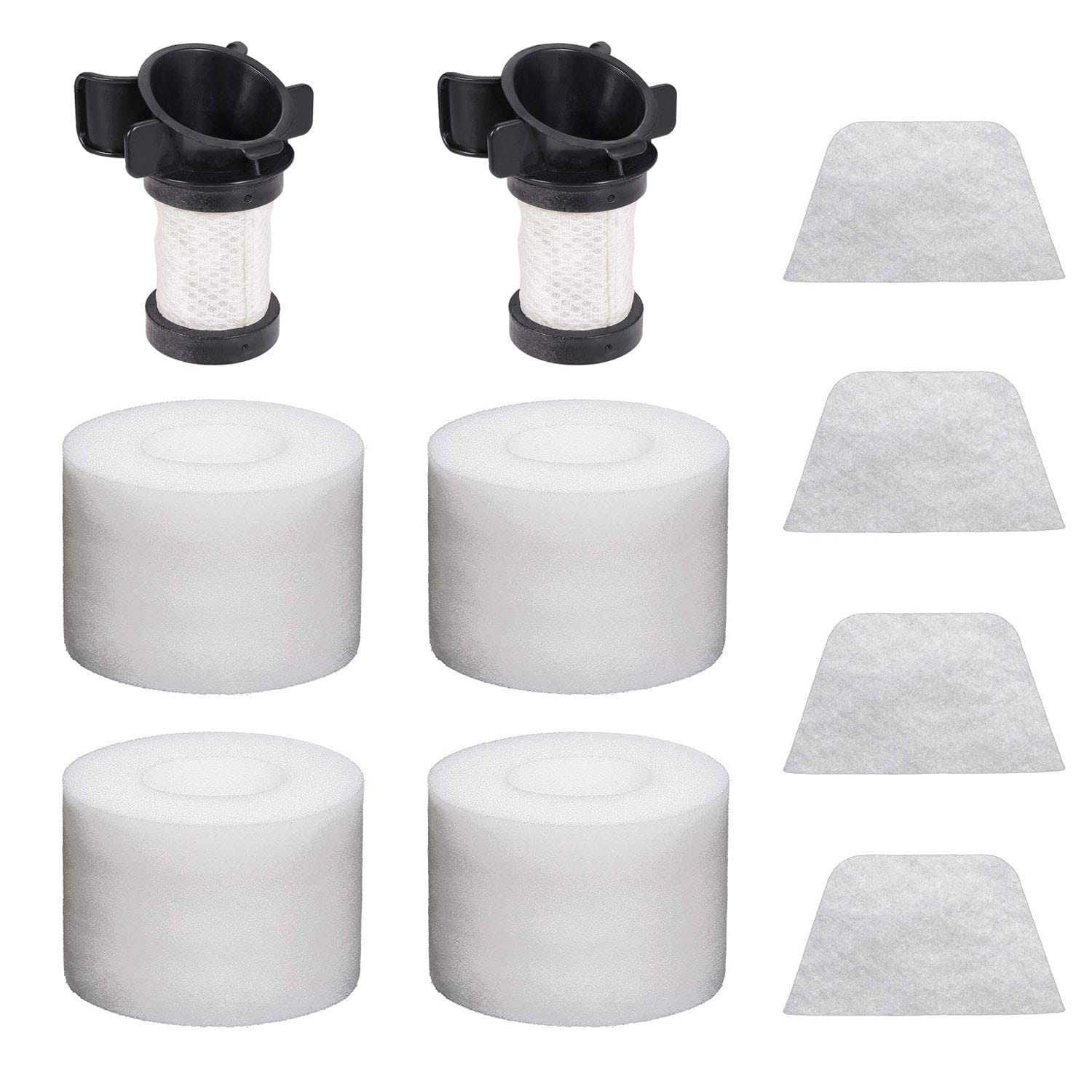 Colorfullife Replacement Filters for Shark Ion Flex DuoClean X30 X40 F60 F80 - Includes Post-Motor Filters and Foam/Felt Filters for Powerful Suction