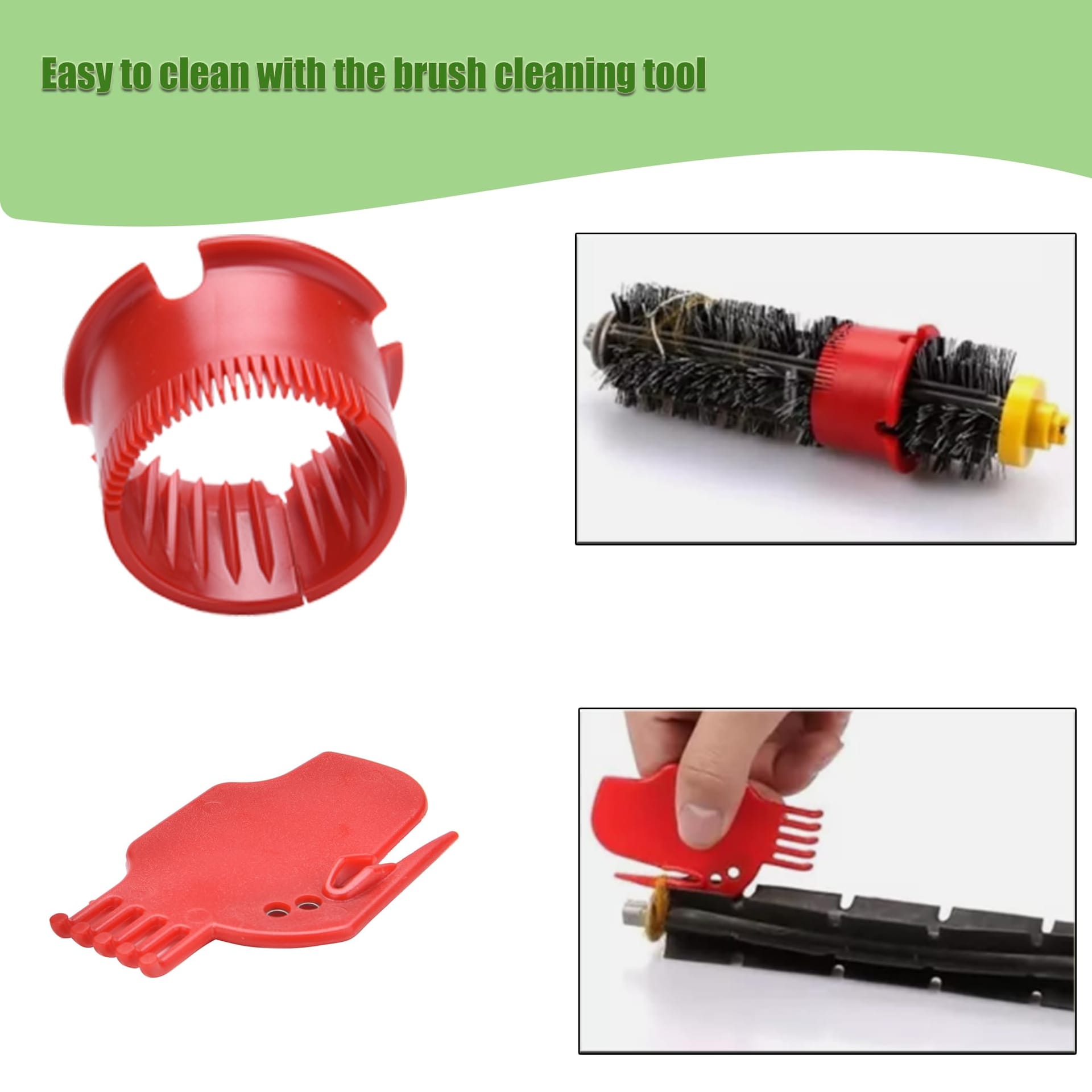 Replacement Accessories Kit for iRobot Roomba 600 & 500 Series Vacuum Cleaners - Filters, Side Brushes, and Bristle/Flexible Beater Brushes - Review Image 5