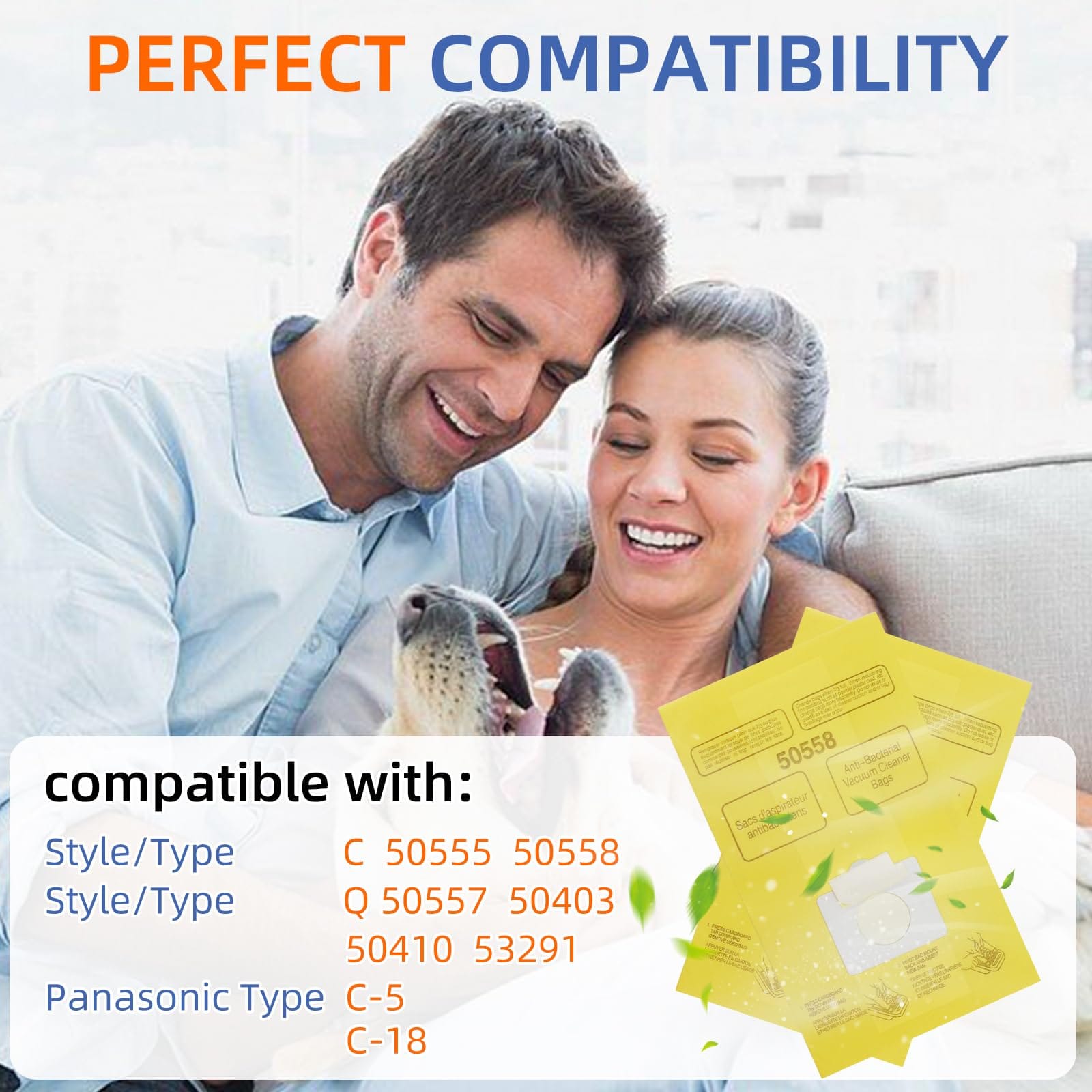 30 Pack Compatible Vacuum Cleaner Bags for Kenmore Canister Type C/Q 5055 50555 50557 50558, Type C-5 C-18,200 Series, 400 Series, 600 Series, 700 Series, 800 Series Vacuums - Review Image 5