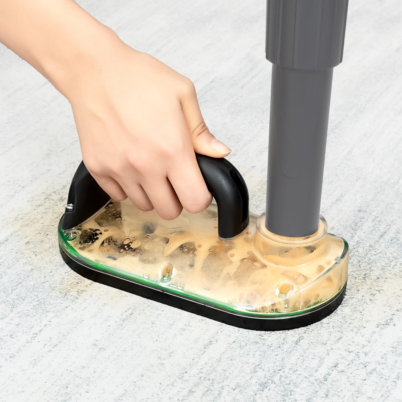 Nekuma Handheld Sub Surface Carpet Extractor Cleaner With Stain Remover Tool Attachments - Compatible with Water Wet Dry HEPA Filter Vacuums