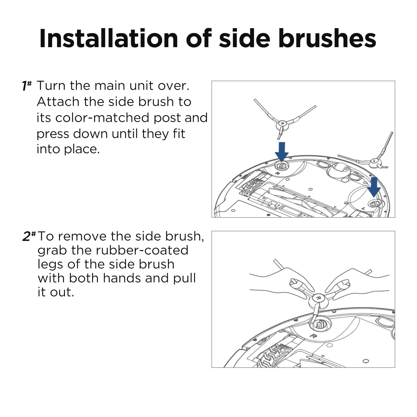 Eureka E10S Robot Vacuum Replacement Kit - Roller Brush, Hepa Filters, Brushes, Mop Pads - Review Image 3