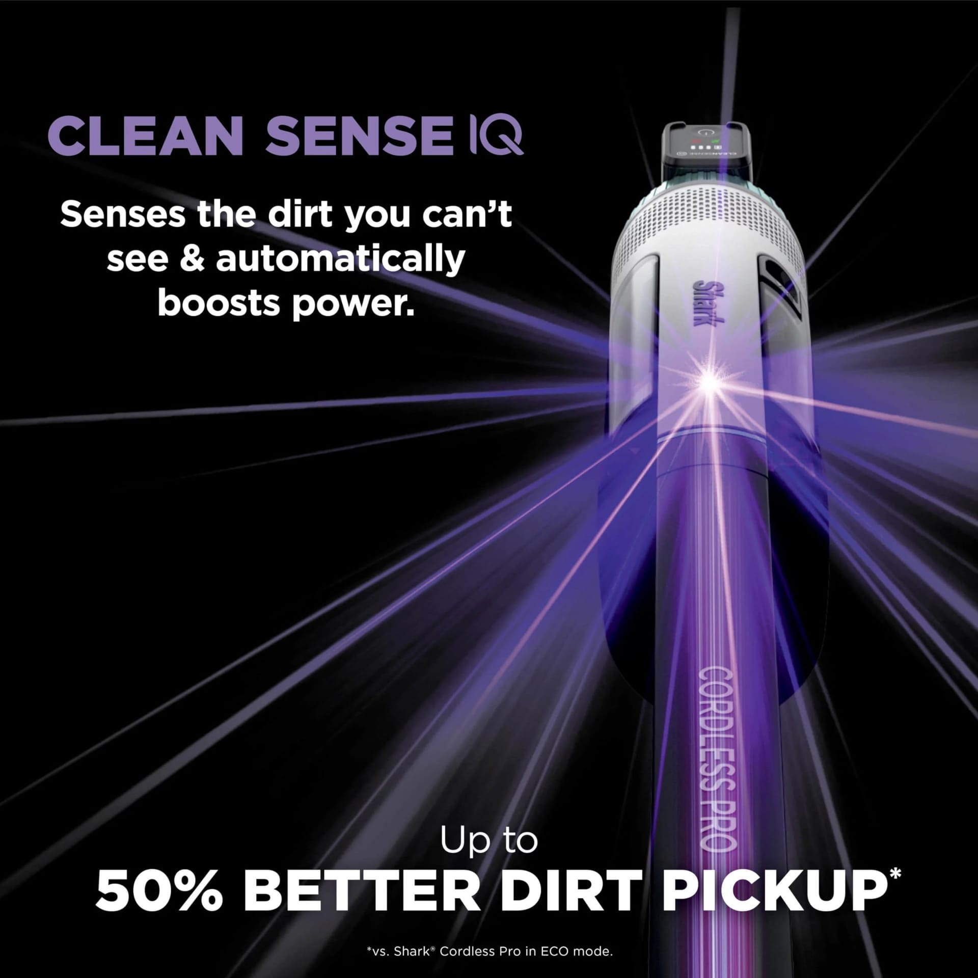 Renewed Shark Cordless Vacuum with Clean Sense IQ and PowerFins Plus Brushroll - Up to 40 Min Runtime, Pet Hair Vacuum, Mojito Color - Review Image 2