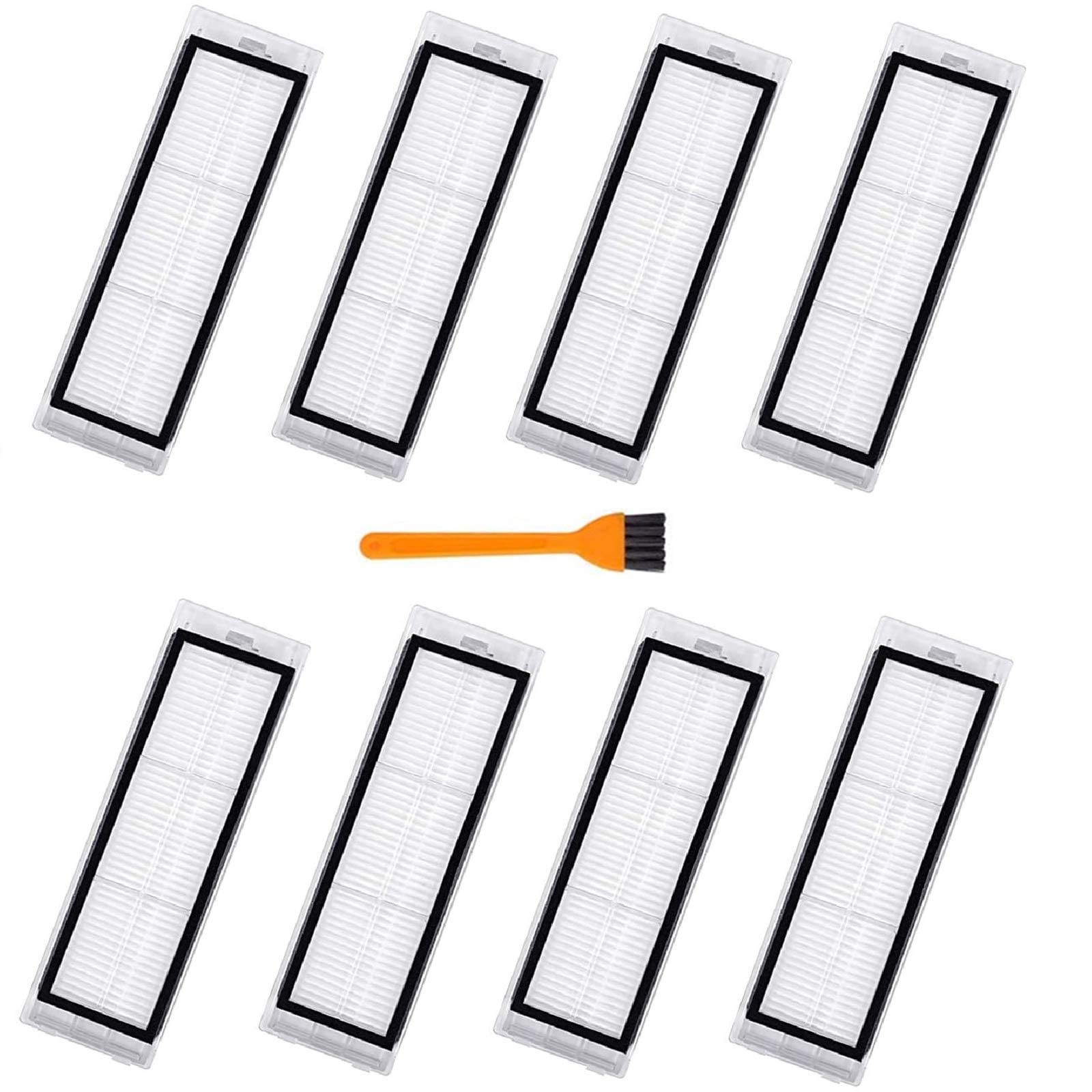 8-Pack Pet Hair Vacuum Filters for Roborock S6 Pure, S6, E4, S4 Max, S6 Maxv, S5 Max - Compatible with Xiaomi Mi Mijia Robot Vacuums