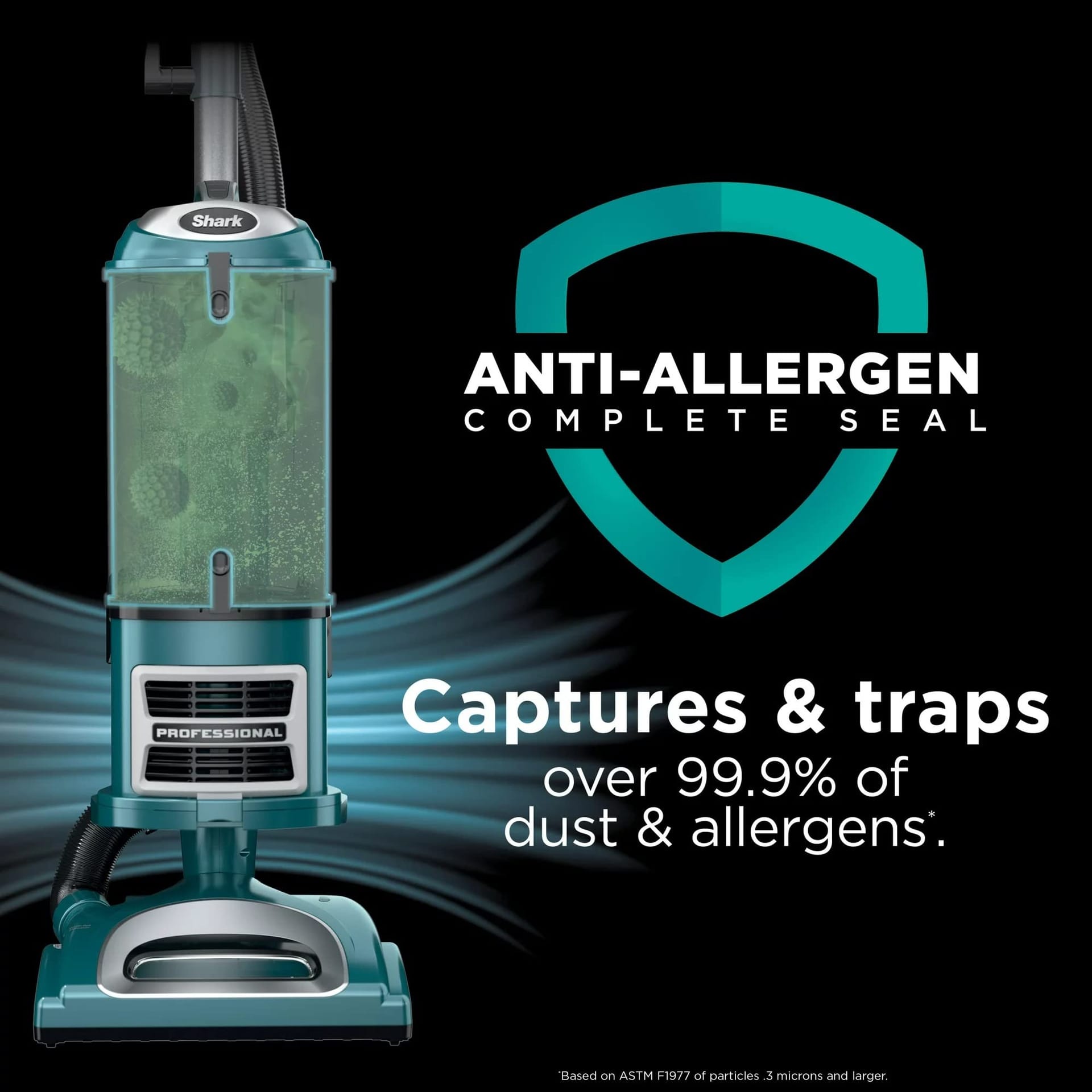 Refurbished Shark Cu512 Lift-Away XL Upright Vacuum with Crevice Tool, Teal - Amazon Renewed - Review Image 4