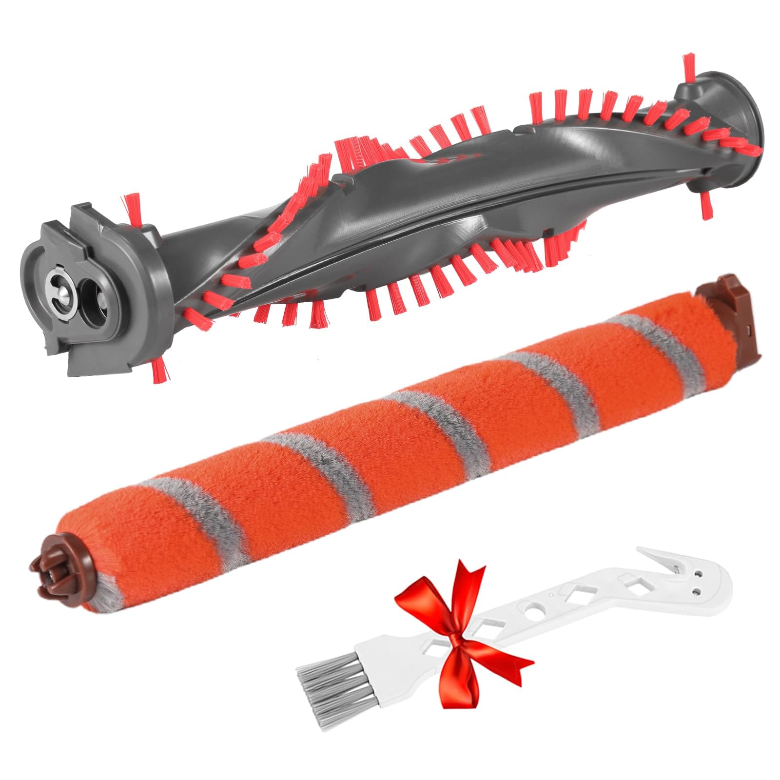 Shark Soft Brush Roller Replacement Kit for Shark Duoclean NV800, NV800W, NV801, NV801Q, NV803, UV810, HV380, HV380C, HV380W, HV381, HV381C, HV382, HV382BRN, HV383, HV384Q Vacuum Cleaner