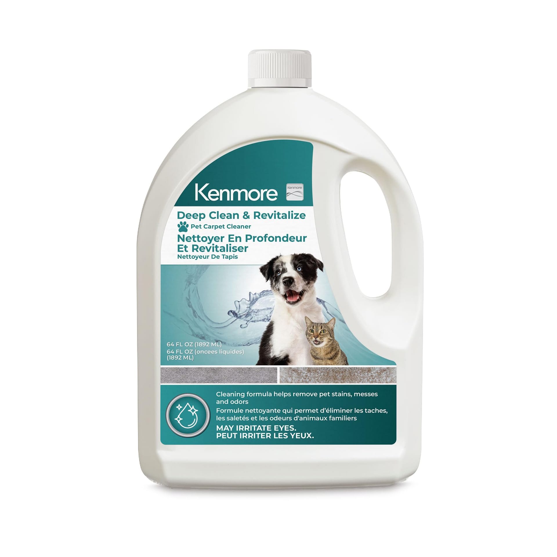 Professional Kenmore Ks1010 Deep Clean & Revitalize Pet Carpet Cleaner Formula, 64 Oz