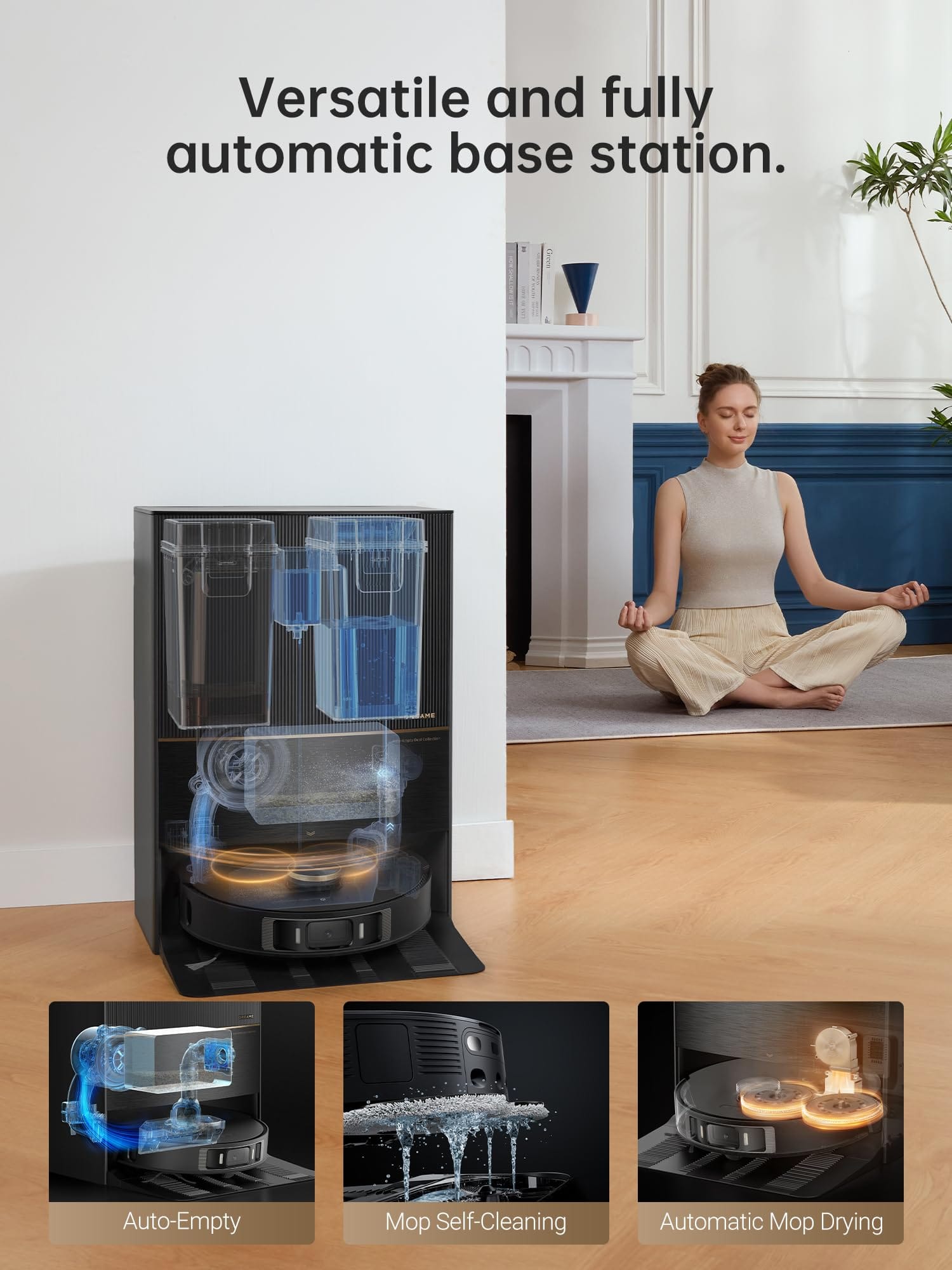Dreame L20 Ultra Robot Vacuum & Mop with Mop-Extend, 7000Pa Suction, Self-Emptying & Refilling, Ai Obstacle Avoidance - Review Image 2