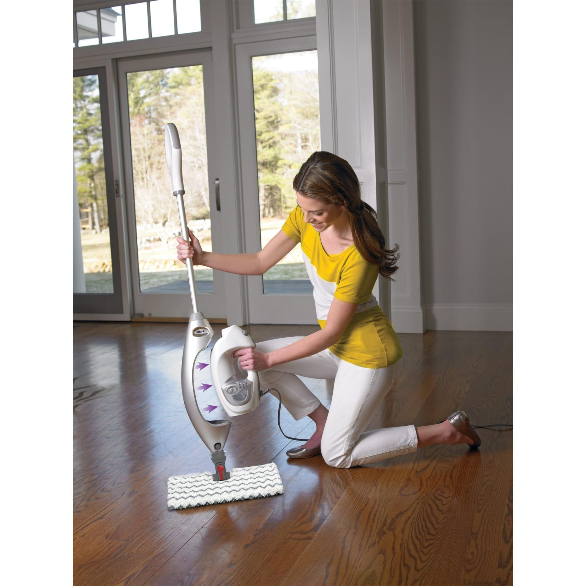 Shark Lift-Away Pro Steam Pocket Mop with Handheld Steamer - 3 Modes, Steam Blaster, Intelli-Mop Head - Review Image 3