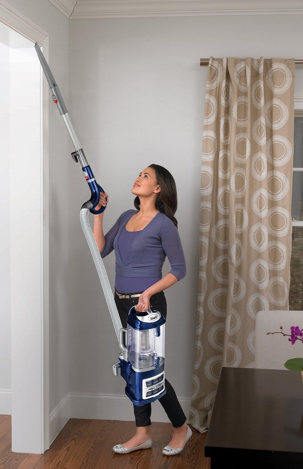 Renewed Shark NV360 Navigator Lift-Away Deluxe HEPA Vacuum, Blue - Powerful Suction for Pet Hair - Review Image 5