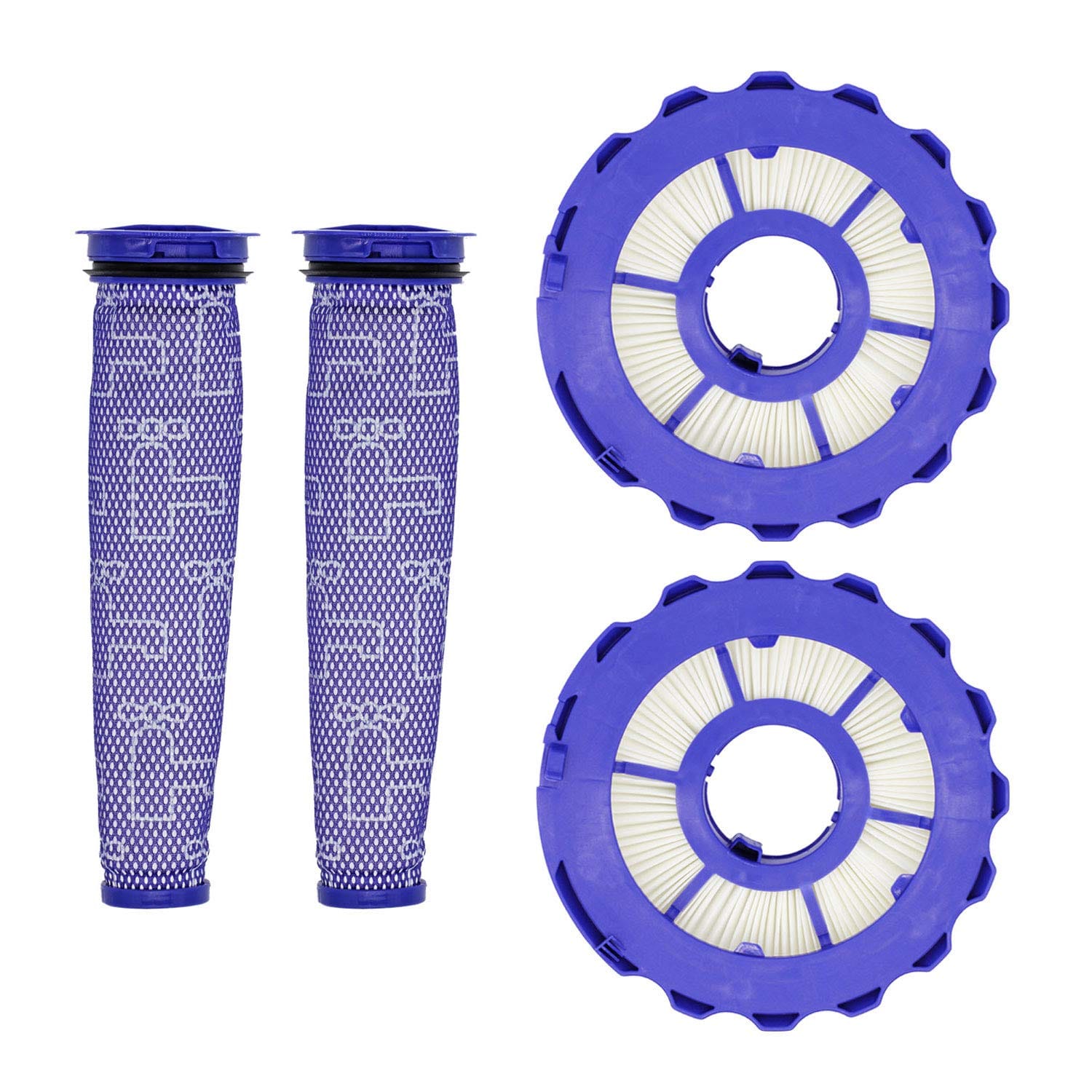 Replacement Filters for Dyson DC40, Light Ball, and Multi Floor Vacuums - 2 Post-Motor Filters & 2 Pre-Motor Filters