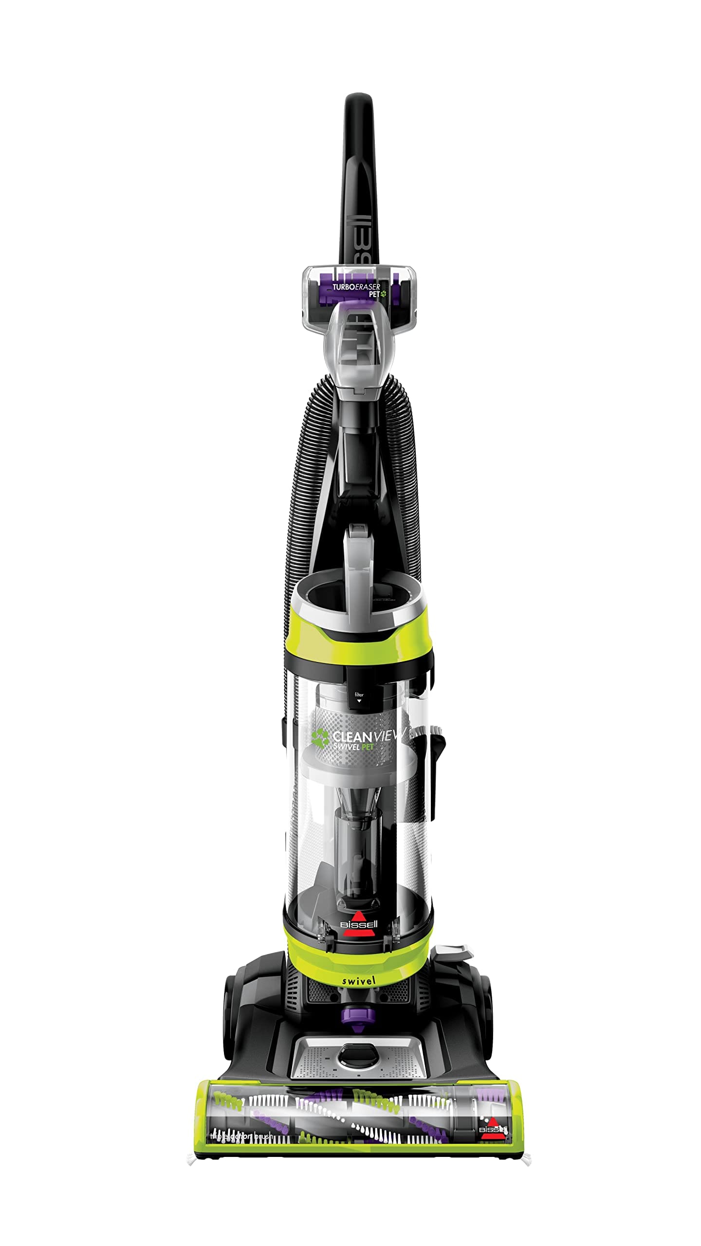 Bissell Cleanview Swivel Pet Upright Bagless Vacuum Cleaner for Pet Hair, Green