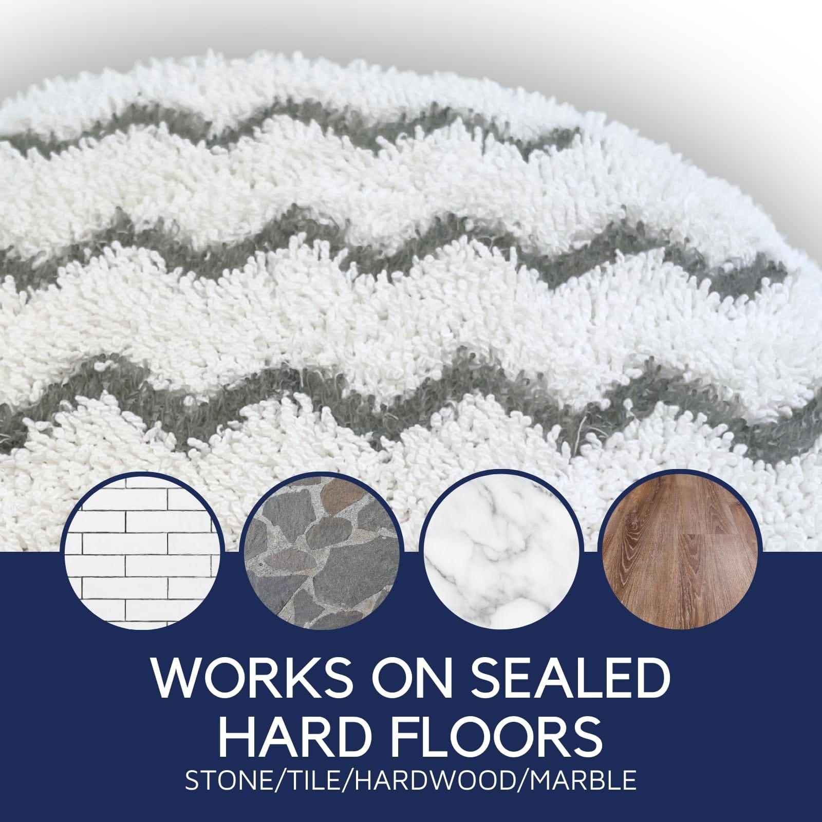Rotating Steam Mop Pads (6 Pack) Compatible with Bissell Spinwave Smartsteam Scrubbing Steam Mop - Review Image 4