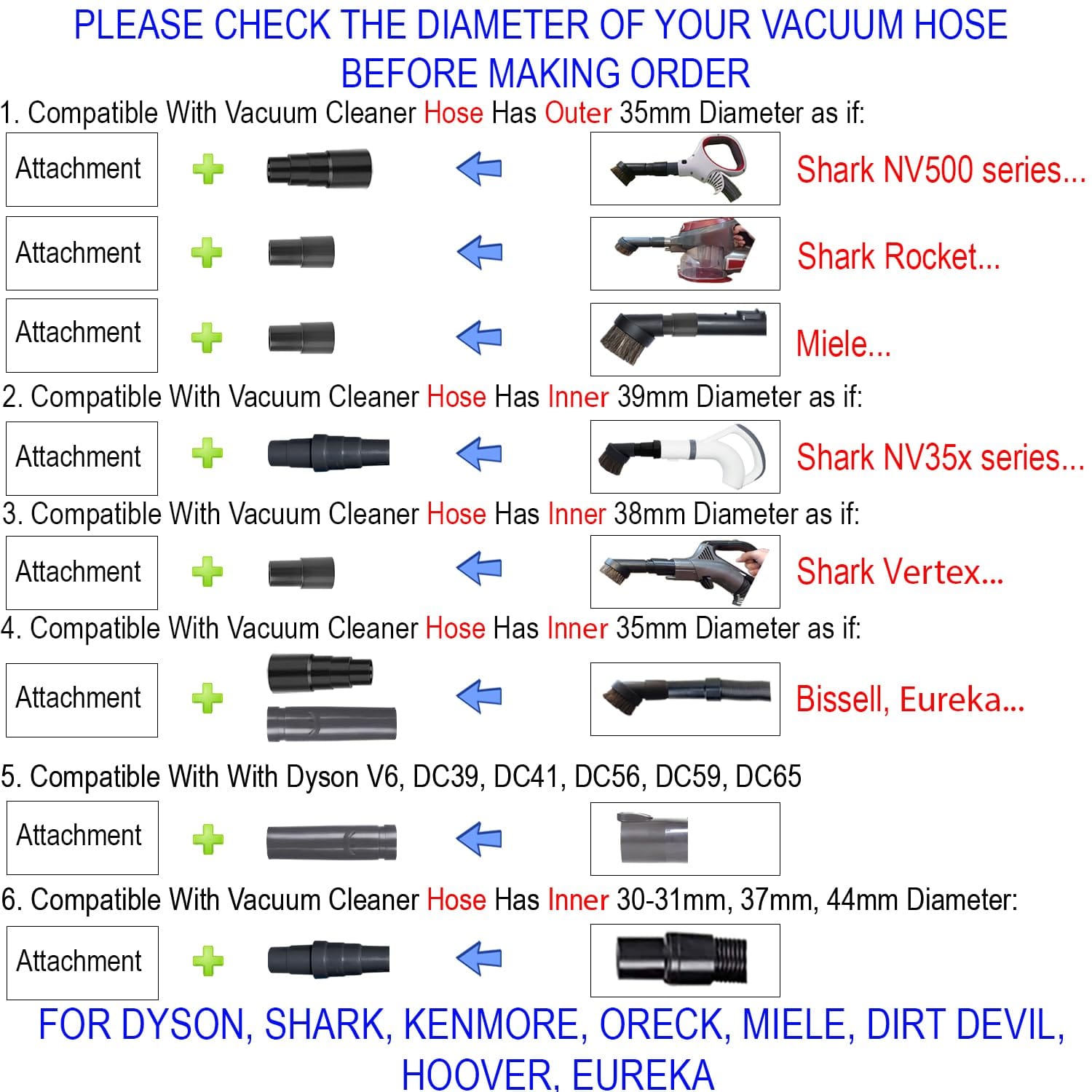 HEPA Filter Household Cleaning Kit with Vacuum Cleaner Accessories & Pet Upholstery Turbo Brush - Review Image 4
