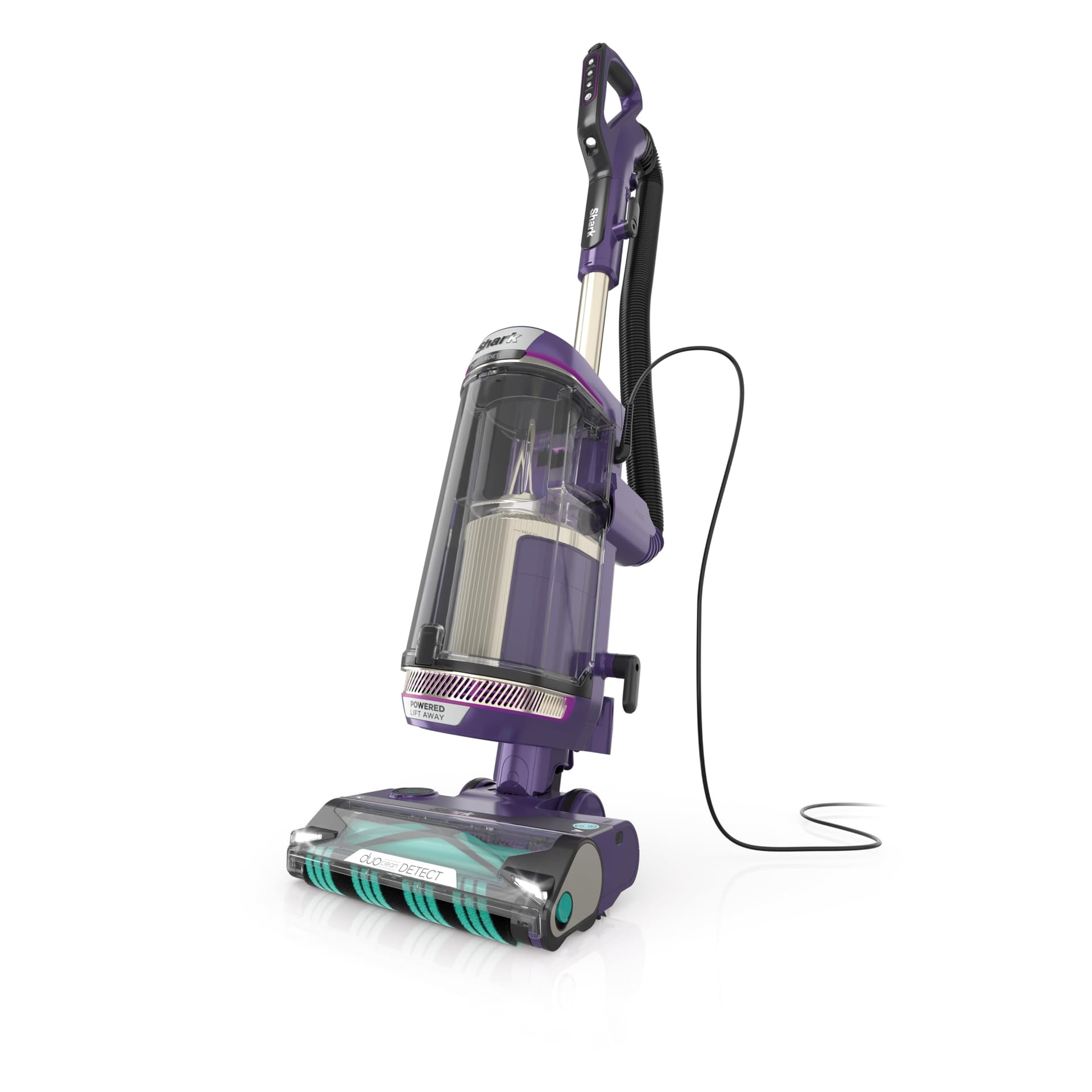 Powerful Shark PowerDetect Upright Vacuum Cleaner with HEPA Filter and Duoclean Technology